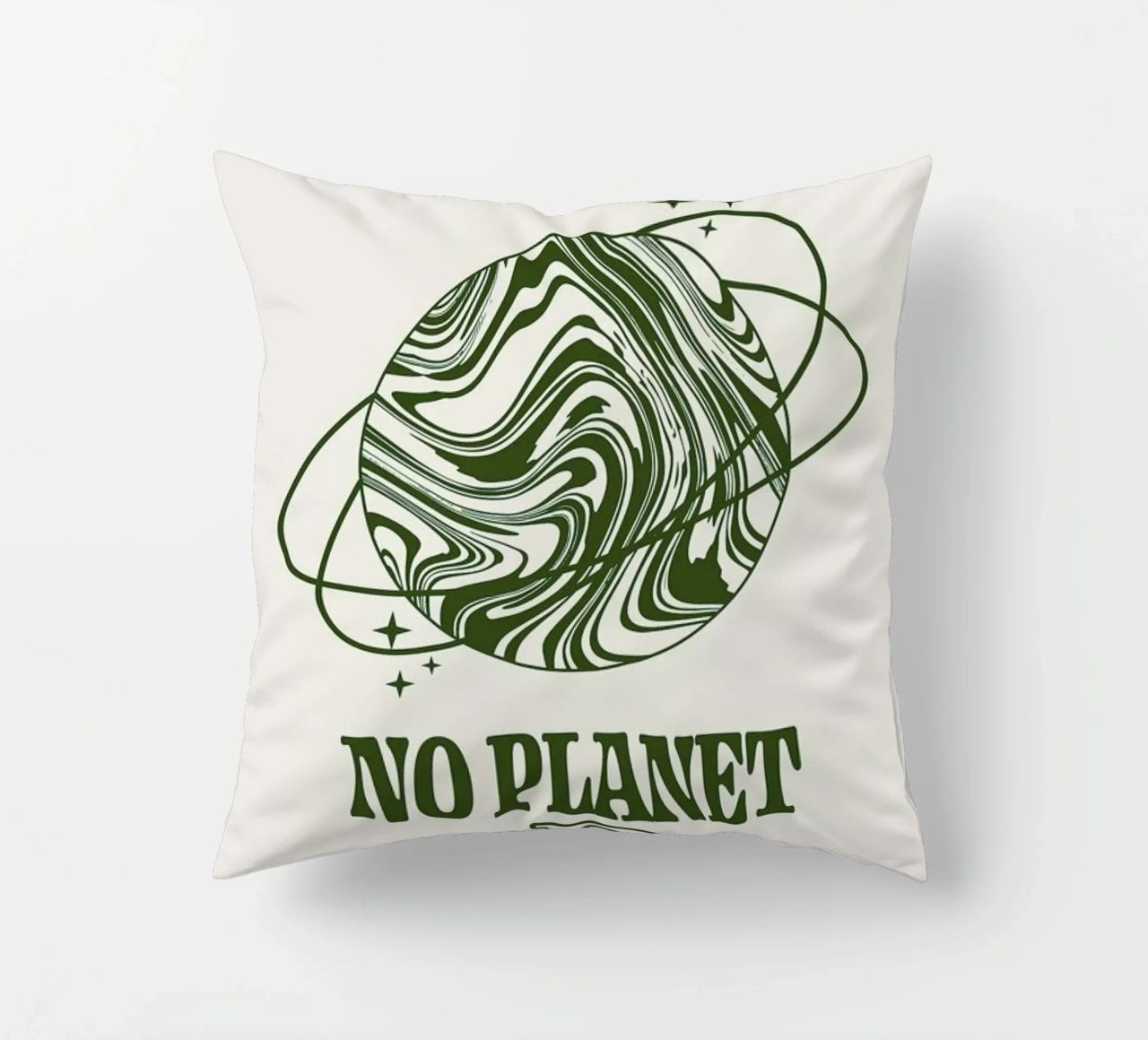 There Is No Planet B cuscino da cafelab