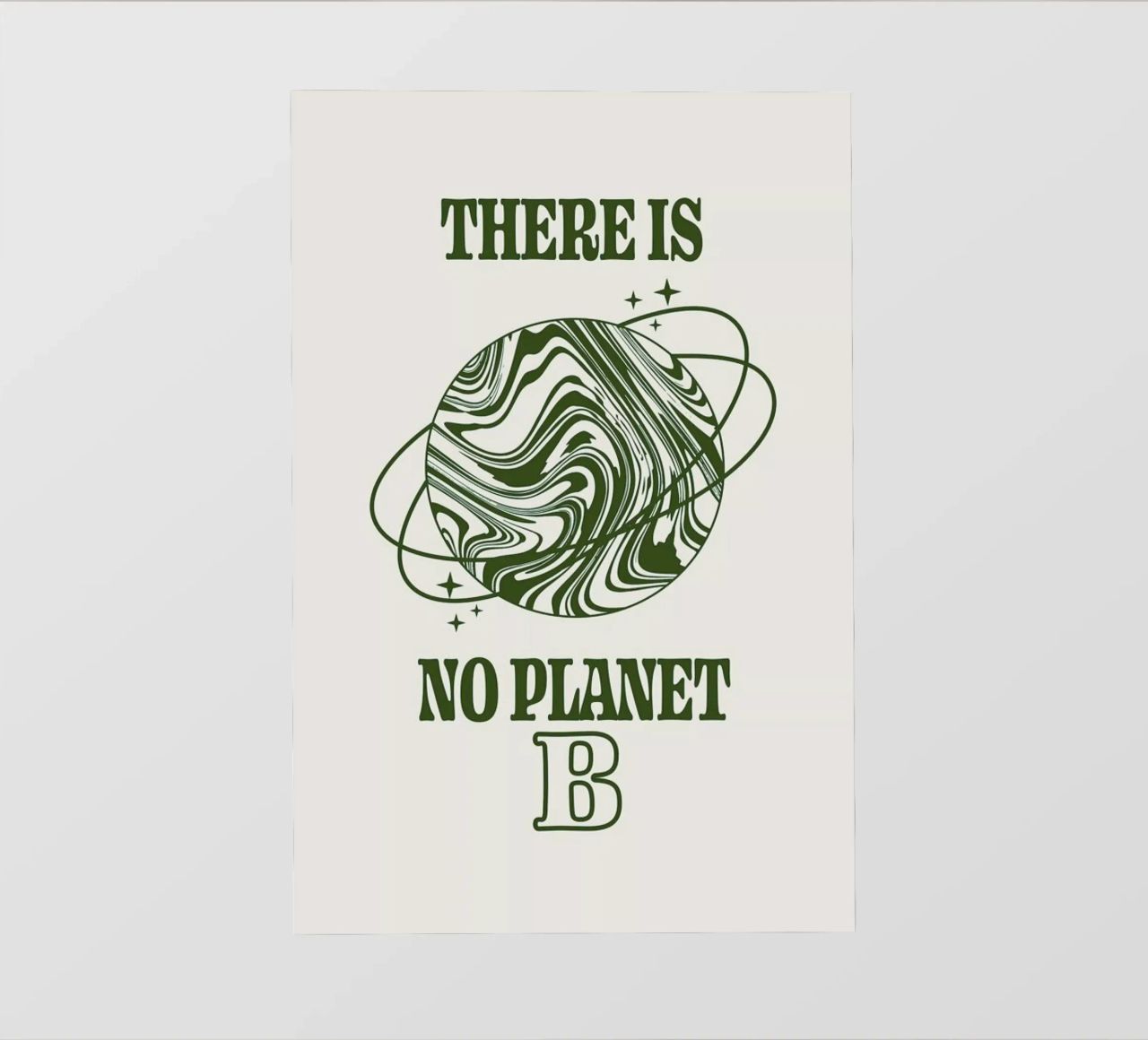 There Is No Planet B pellicola backlit da cafelab