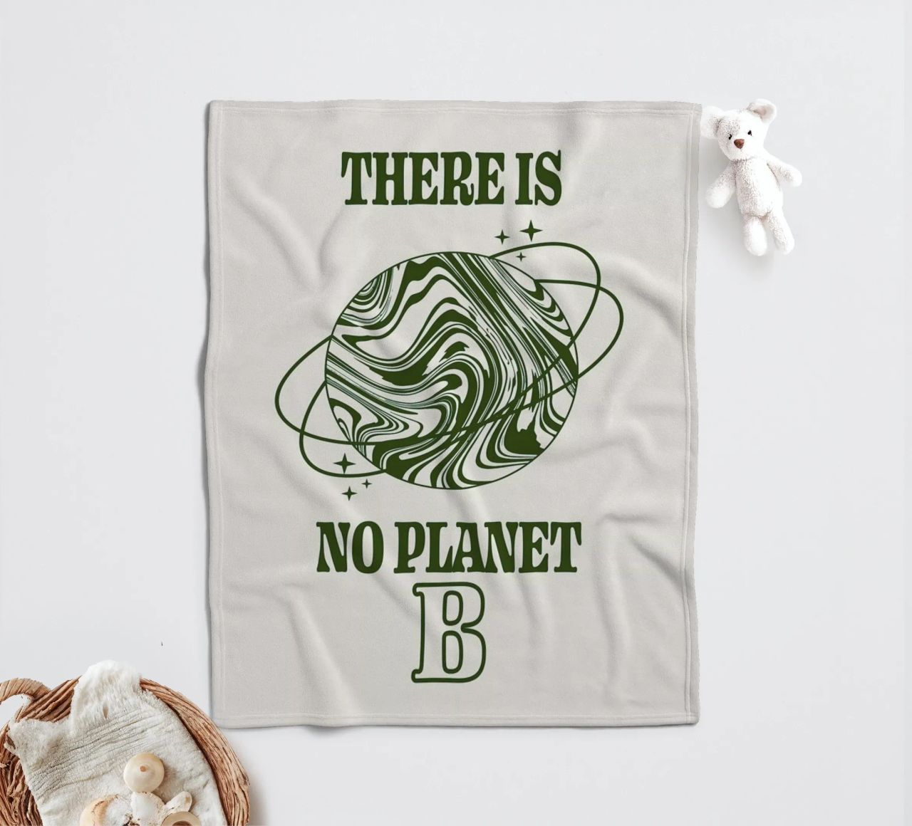 There Is No Planet B coperta in pile da cafelab
