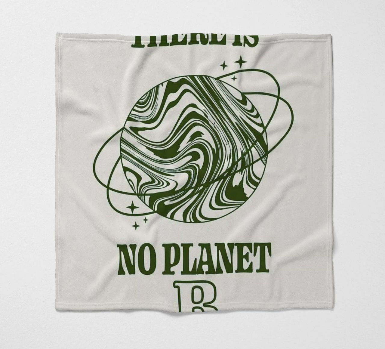 There Is No Planet B coperta in pile da cafelab