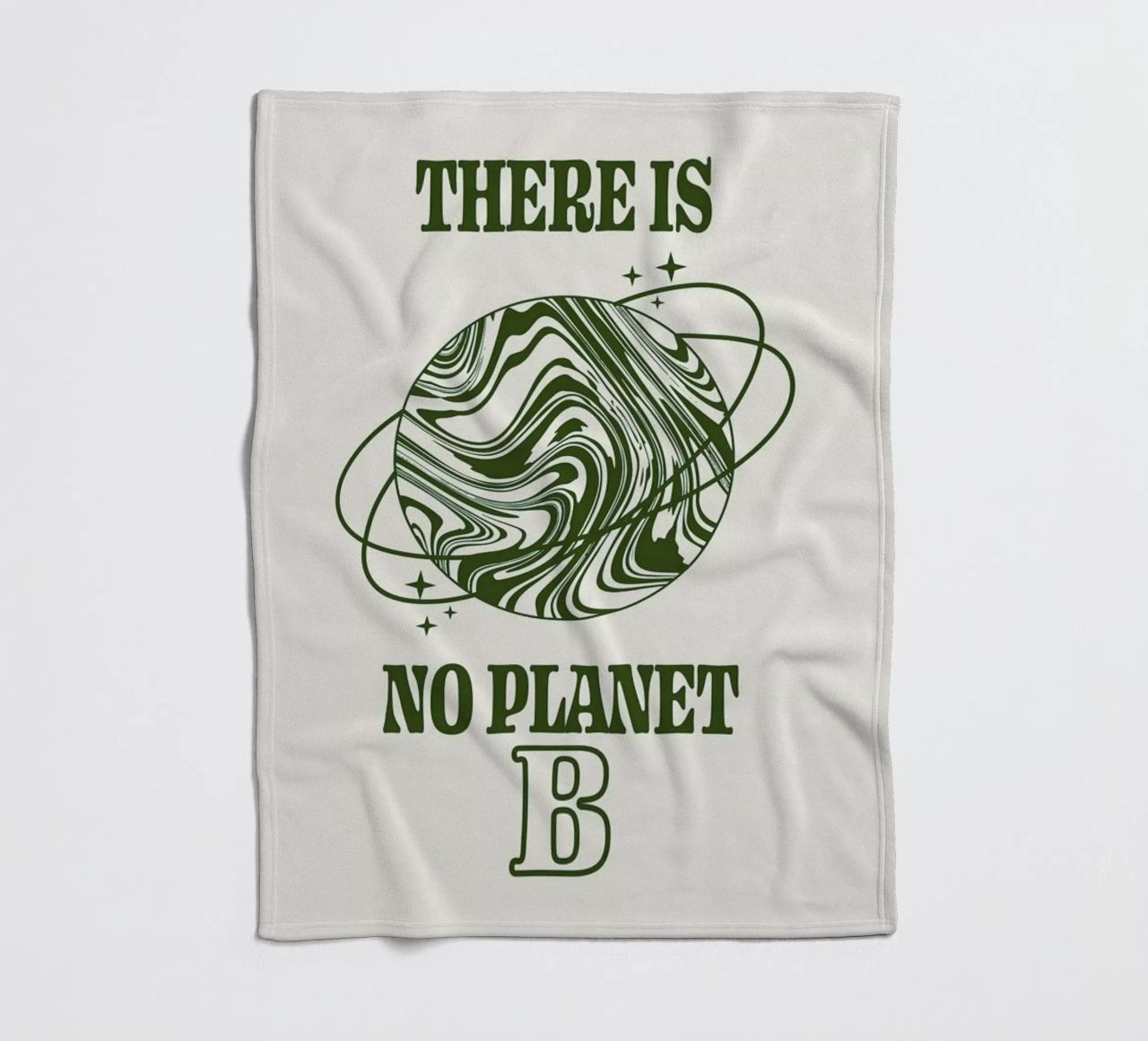 There Is No Planet B coperta in pile da cafelab