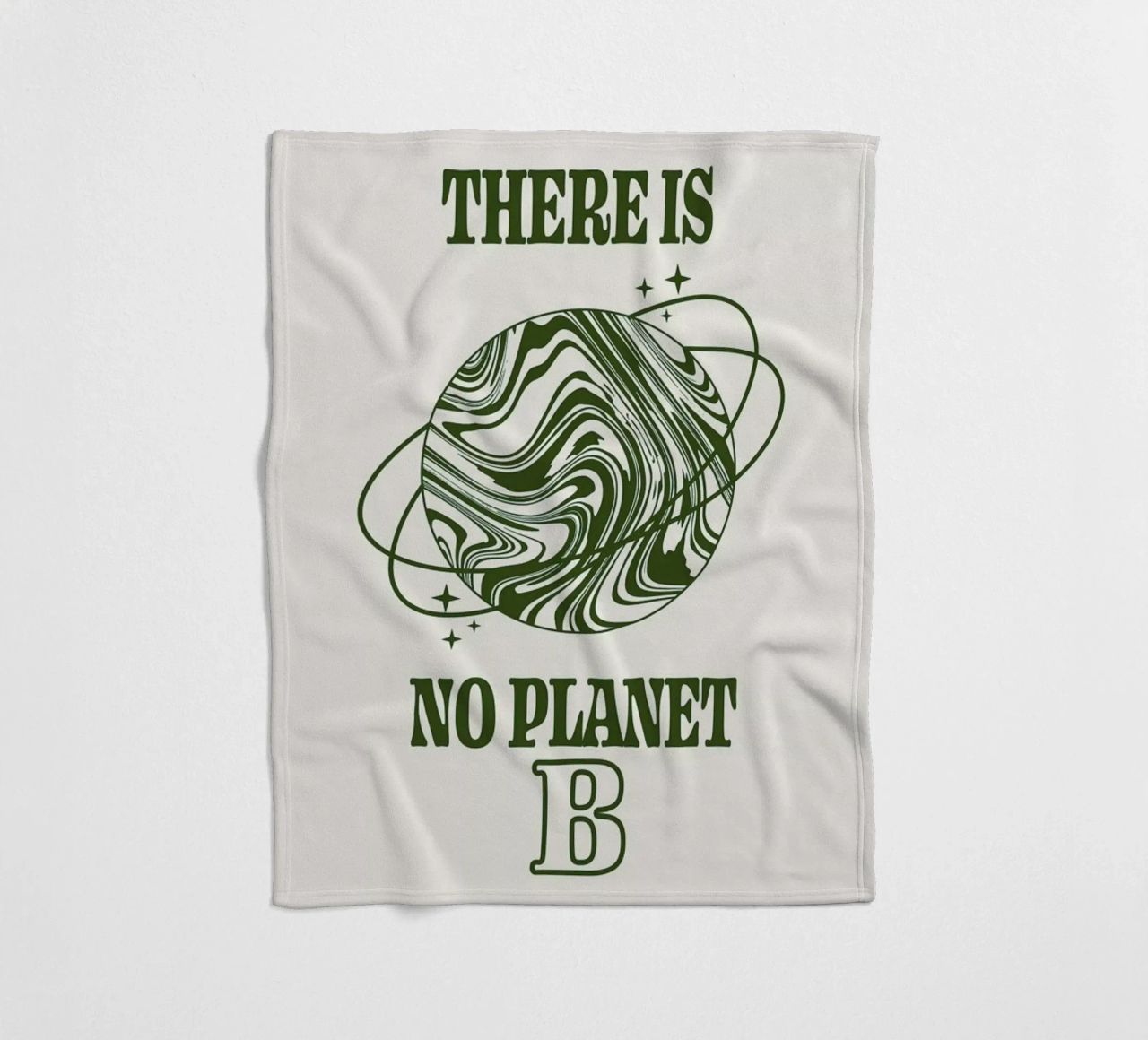 There Is No Planet B coperta in pile da cafelab