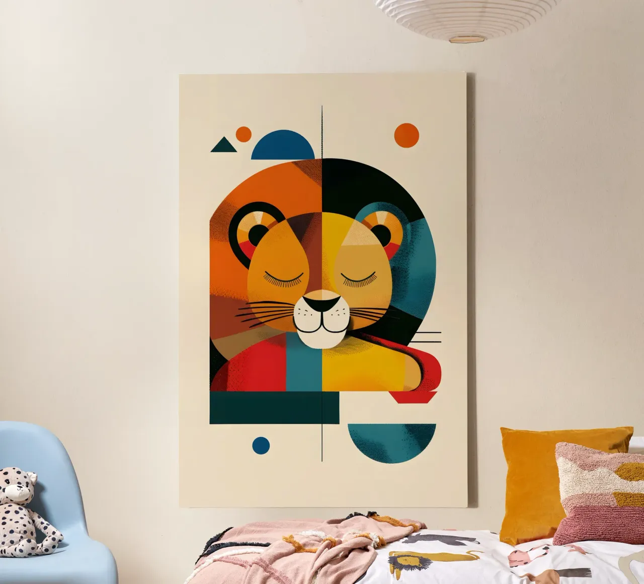 Dreams in Primary Colors canvas by wonderfolk