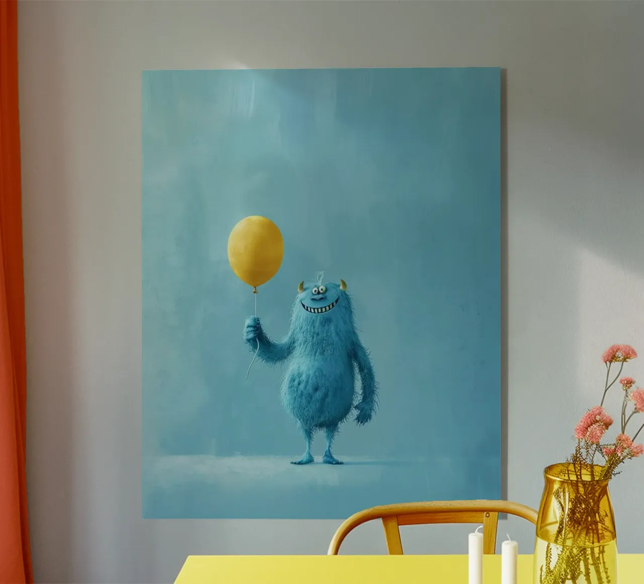 The Tall Blue Monster Acryl-Glas von wonderfolk