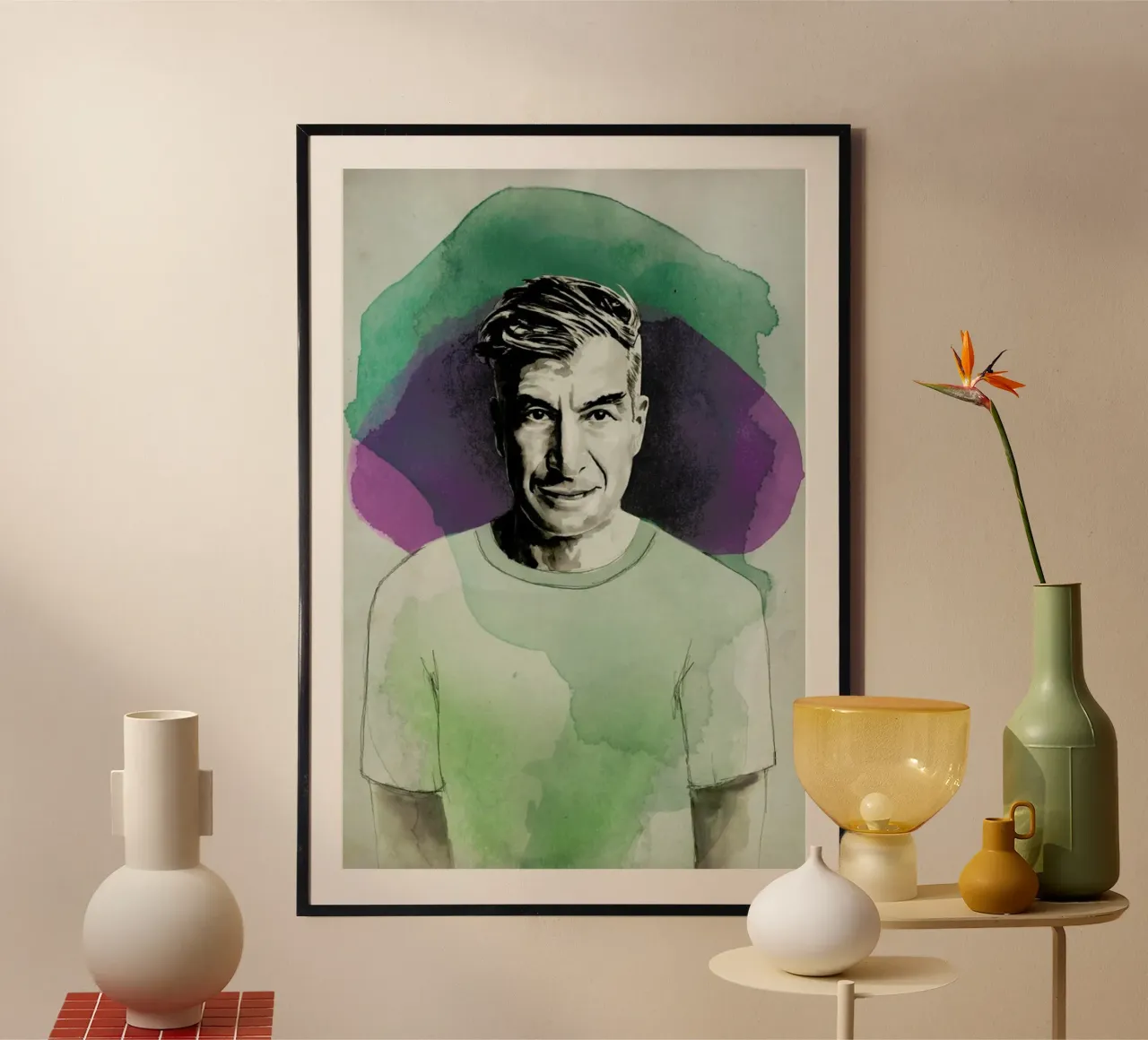 Maurizio Cattelan poster da David Diehl