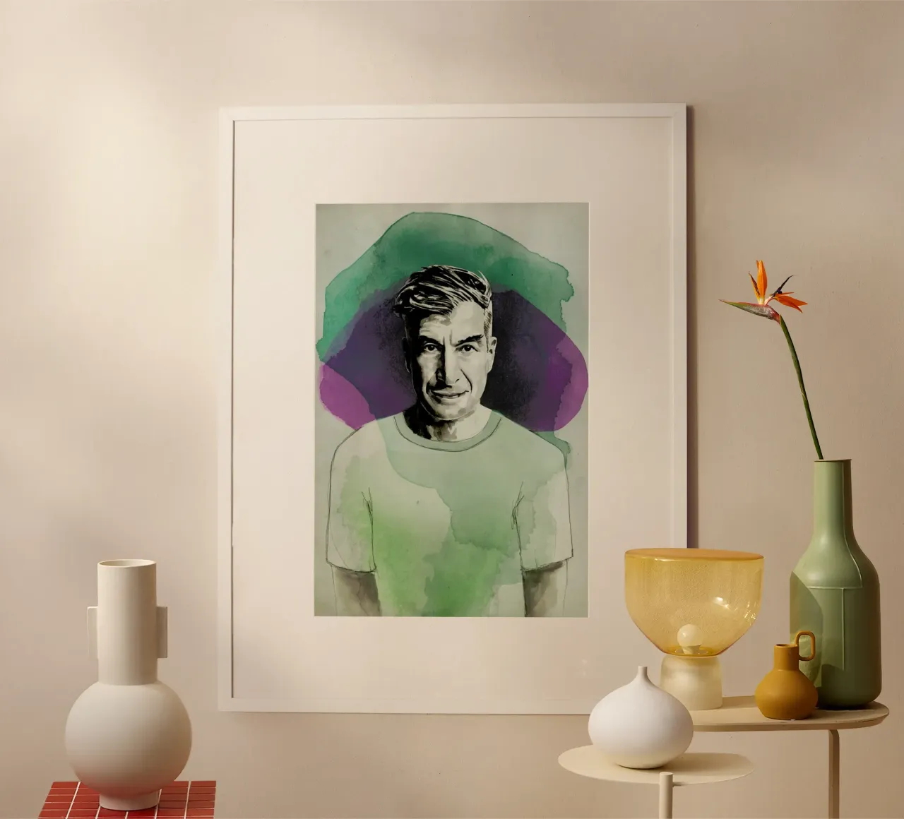 Maurizio Cattelan poster da David Diehl