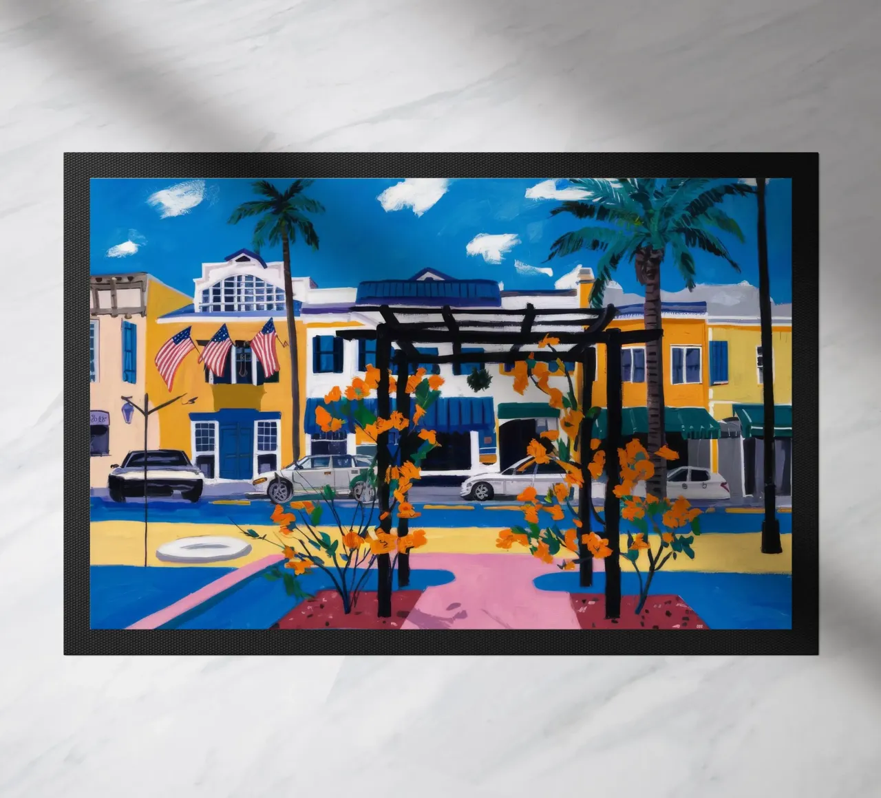 La efervescencia de Sunset Strip felpudo de Silk Palette