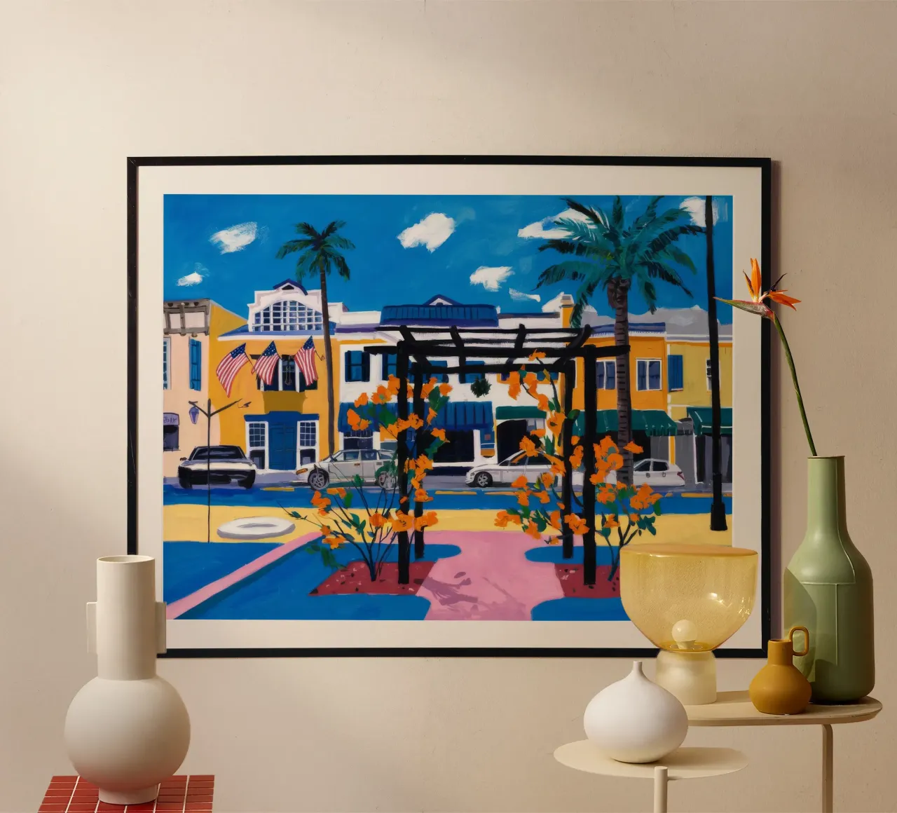 Sunset Strip-Vibrancy Poster von Silk Palette
