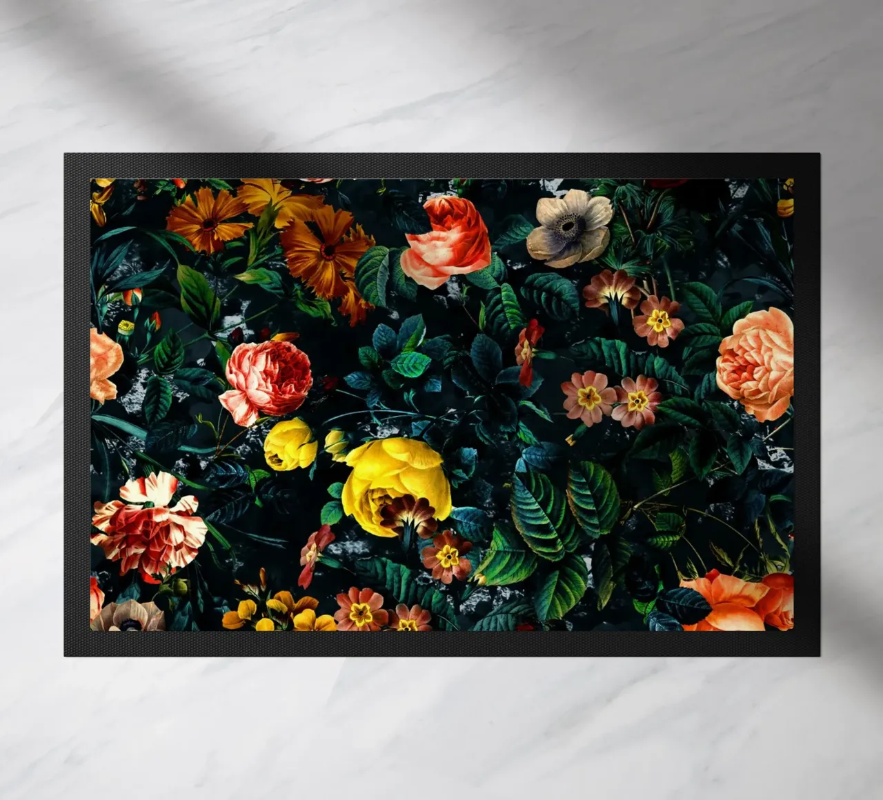 Night Garden XXX doormat by burcukorkmazyurek
