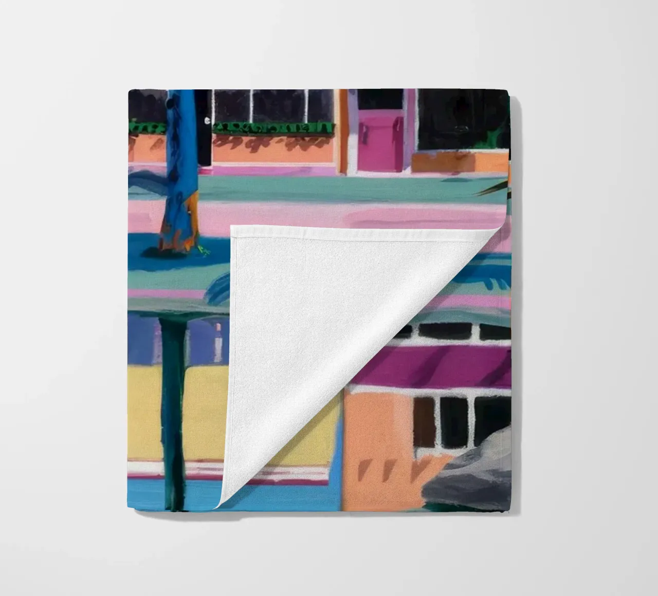 Palm City riflessa telo mare da Silk Palette