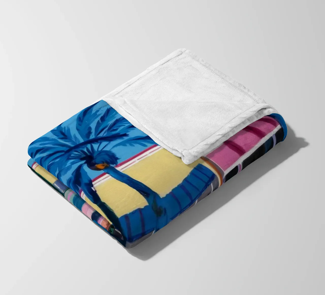 Palm City riflessa coperta in pile da Silk Palette