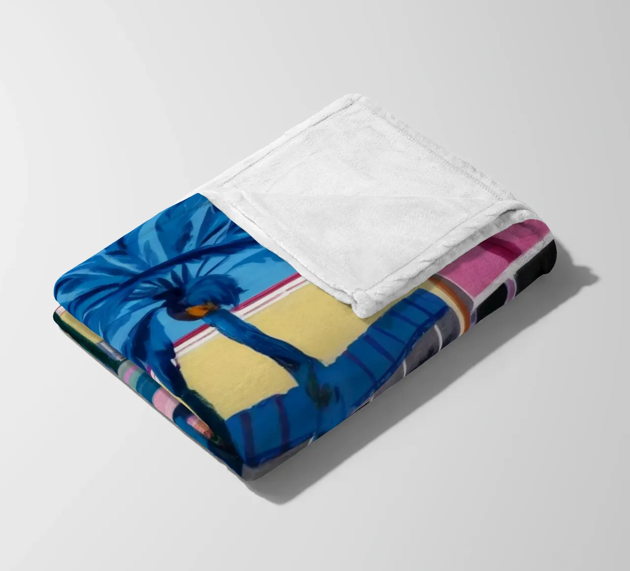 Palm City riflessa coperta in pile da Silk Palette