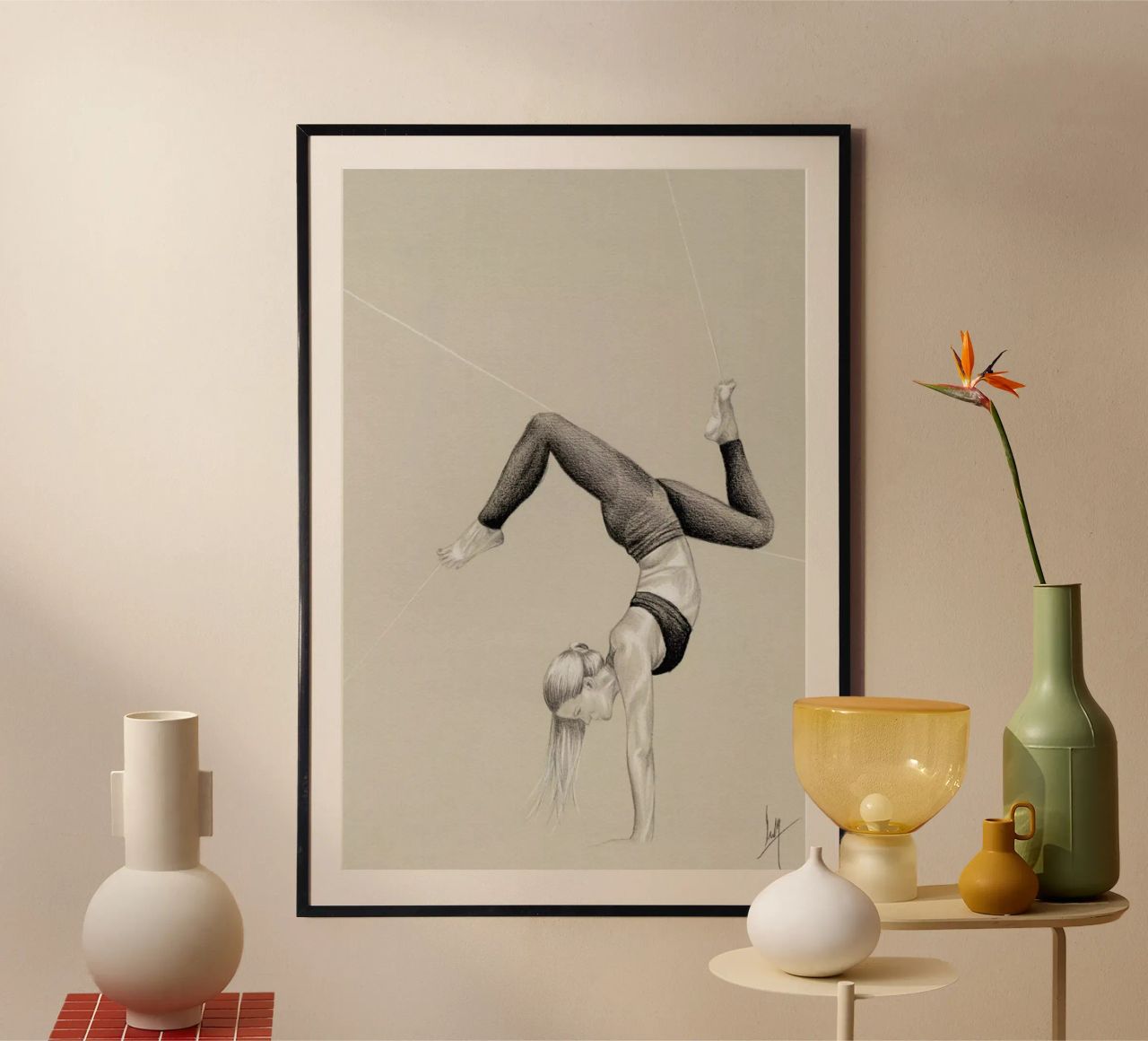 Yoga 3 poster by Libby Watkins