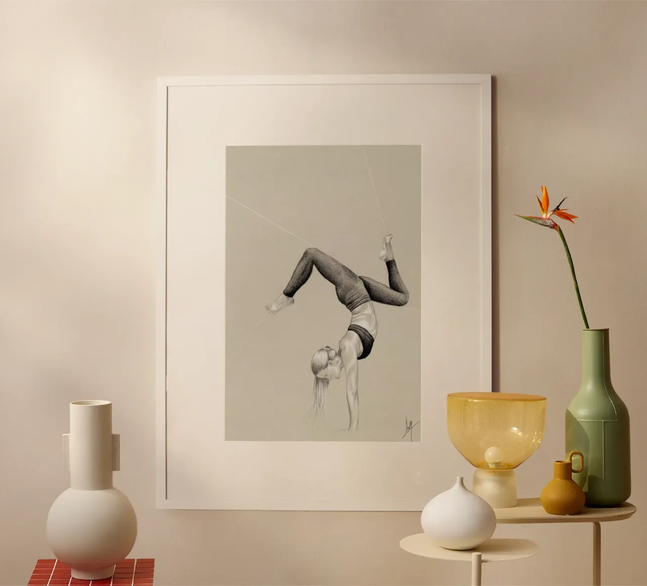 Yoga 3 poster by Libby Watkins