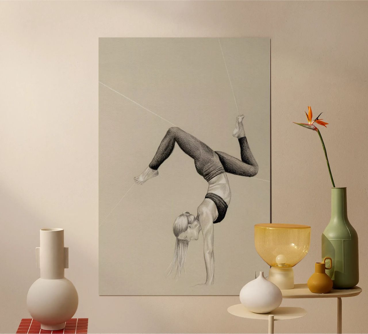 Yoga 3 poster by Libby Watkins