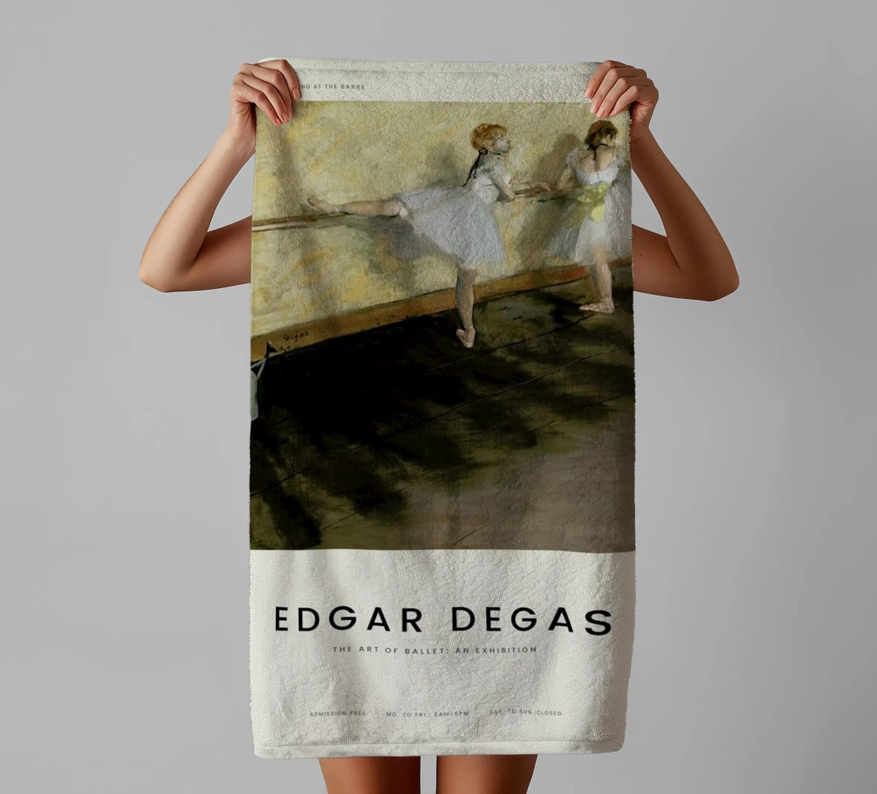Degas - Dancers Practicing at the Barre Handtuch von Vintage by JUNIQE