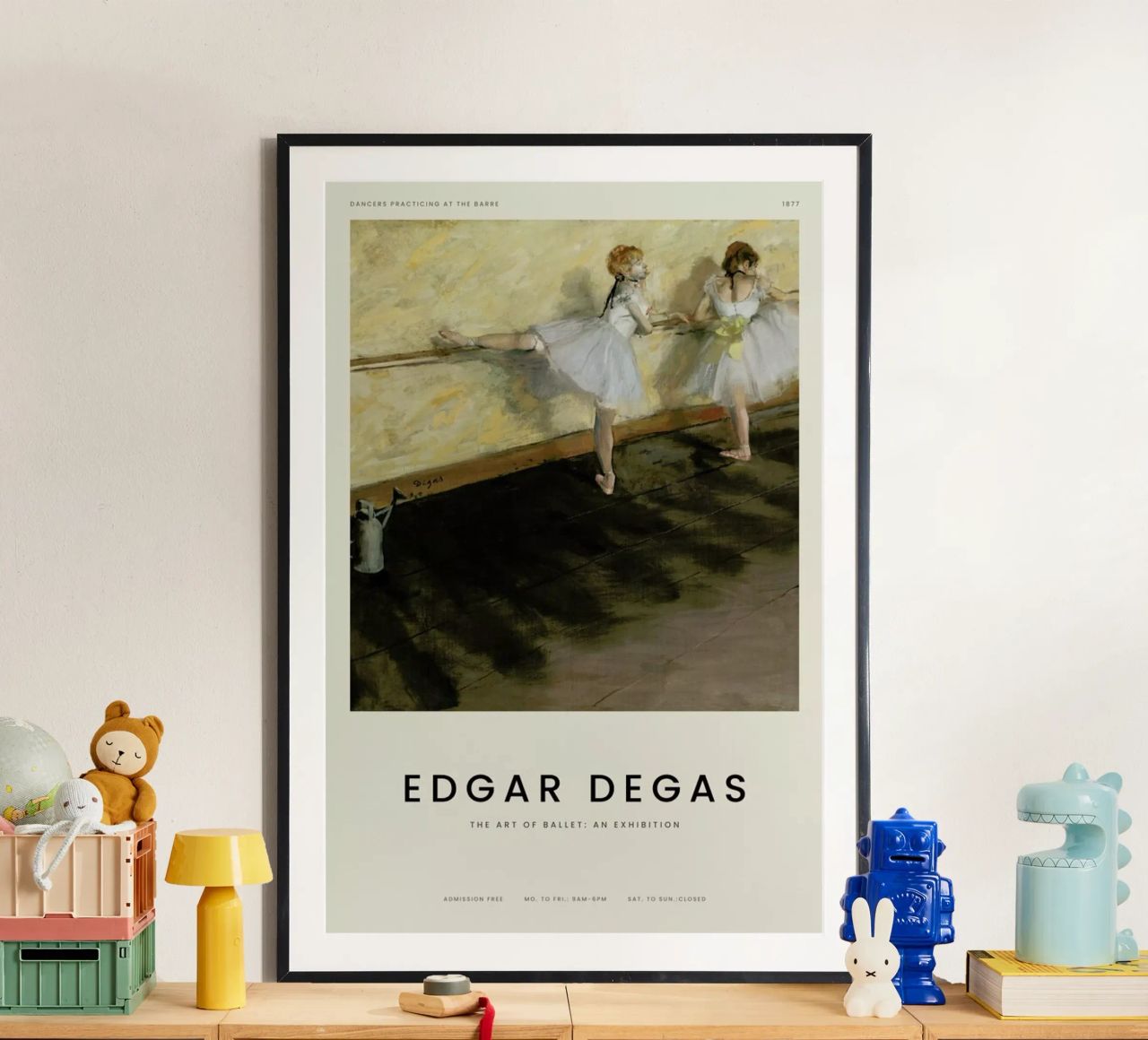 Degas - Dancers Practicing at the Barre Poster von Vintage by JUNIQE