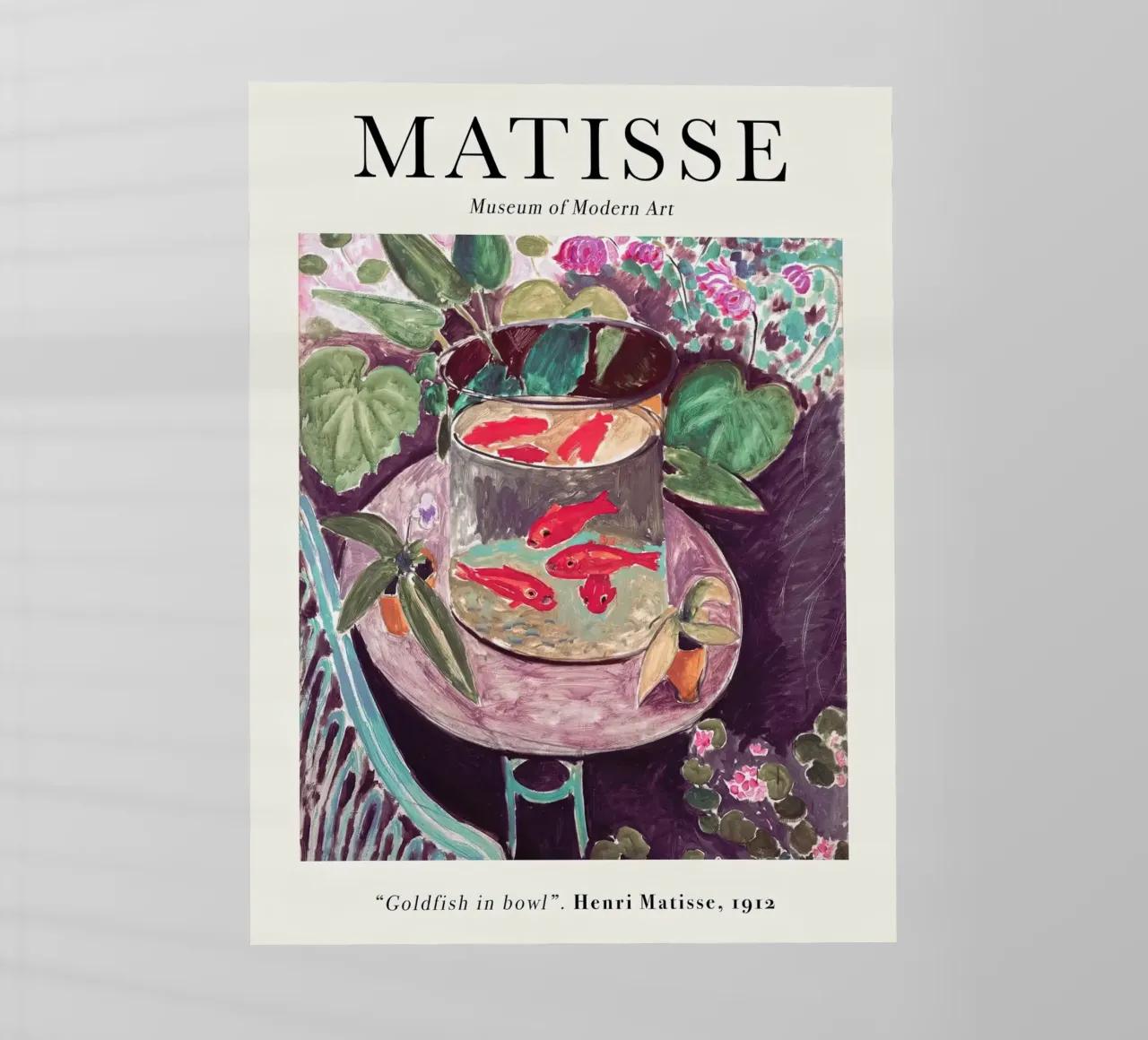 Matisse - Pesce rosso in una ciotola 1912 pellicola backlit da Jam Poster