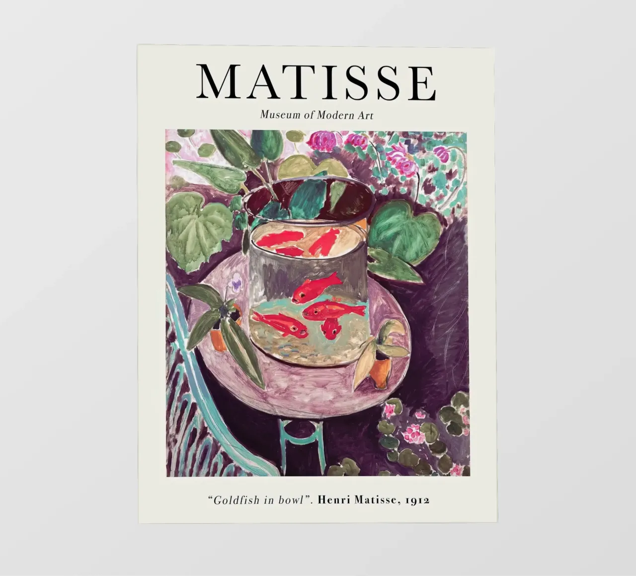 Matisse - Goldfisch in Schale 1912 Fototapete von Jam Poster