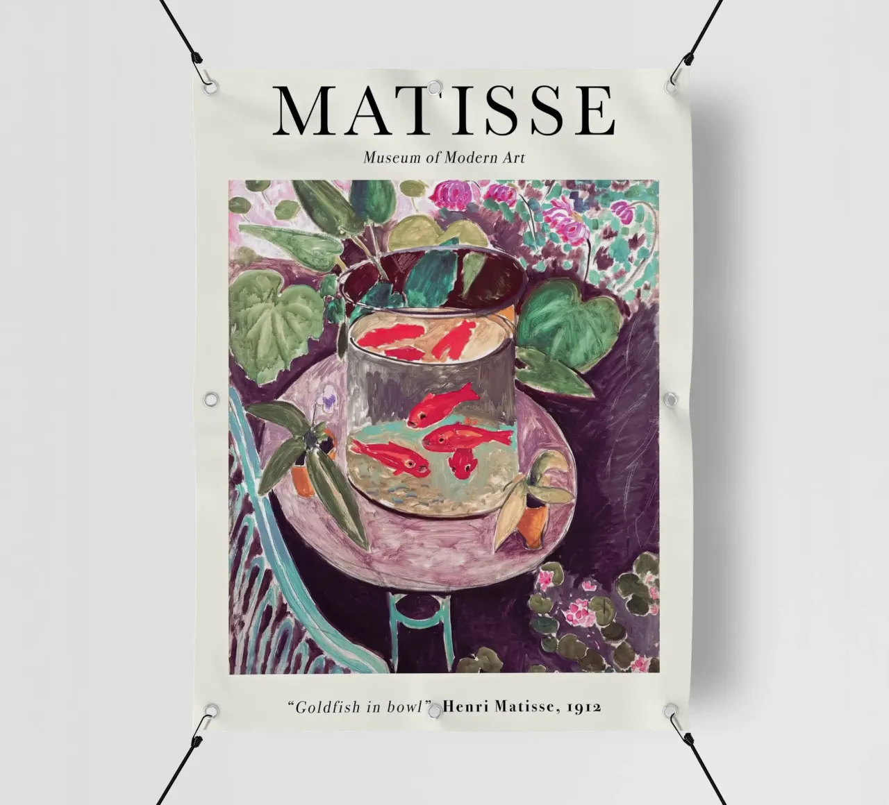 Matisse - Pesce rosso in una ciotola 1912 telo in pvc da Jam Poster