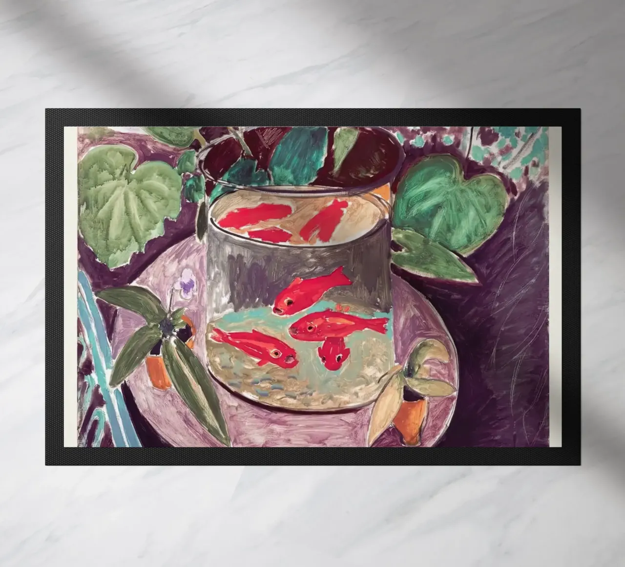Matisse - Pesce rosso in una ciotola 1912 zerbino da Jam Poster