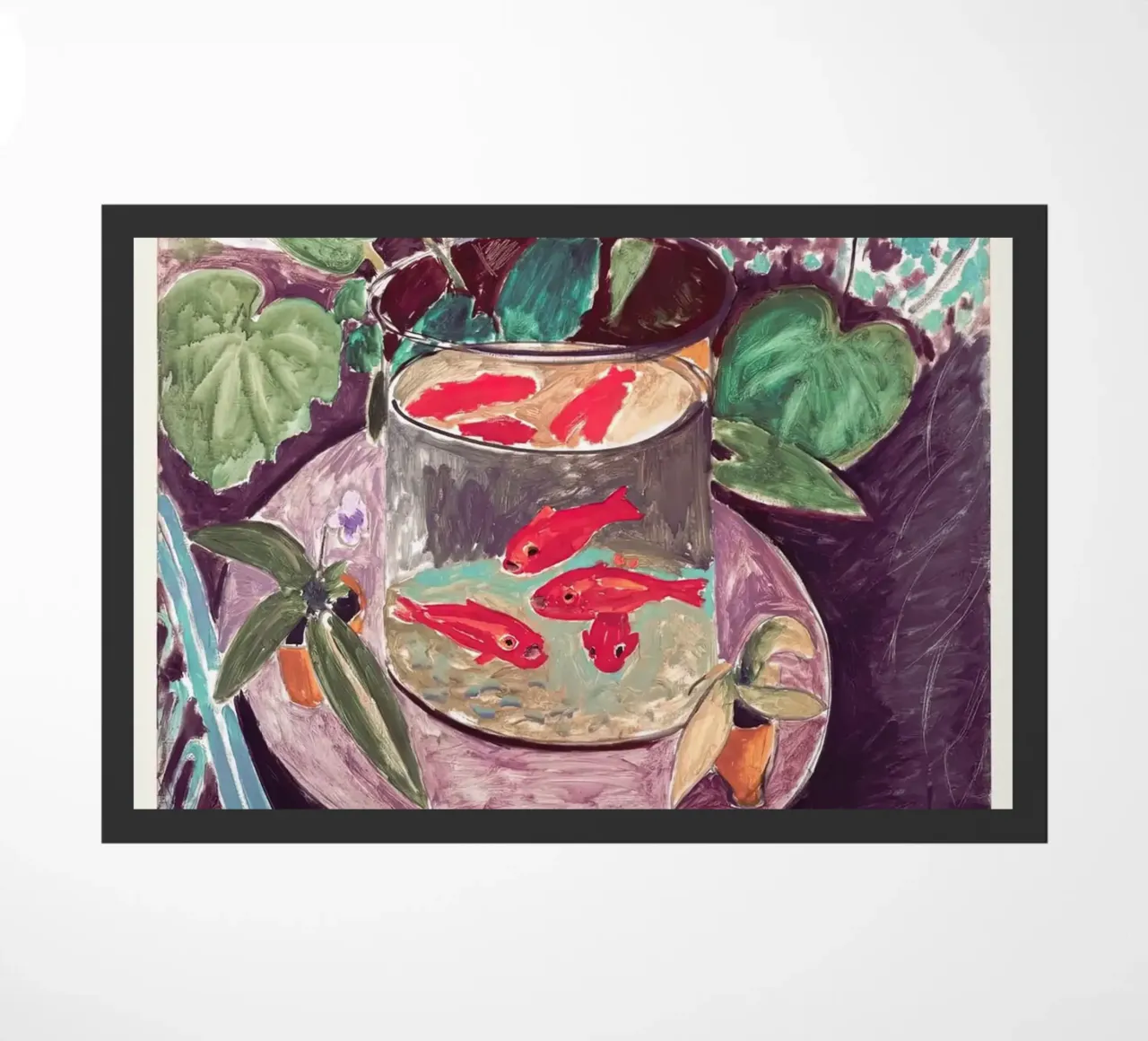 Matisse - Pesce rosso in una ciotola 1912 zerbino da Jam Poster