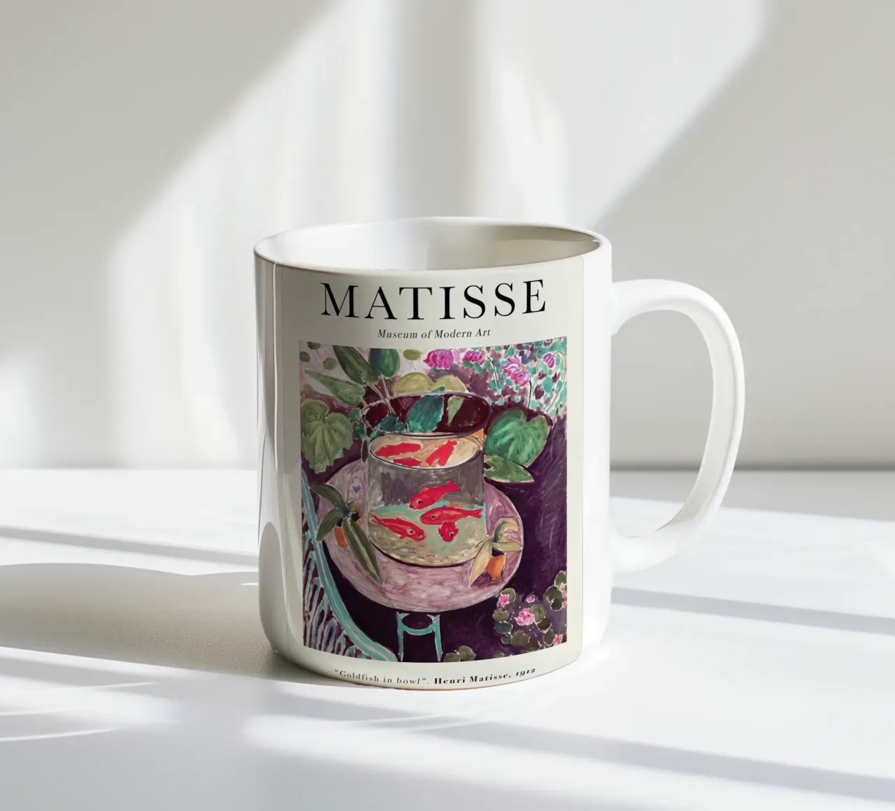 Matisse - Pesce rosso in una ciotola 1912 tazza in ceramica da Jam Poster