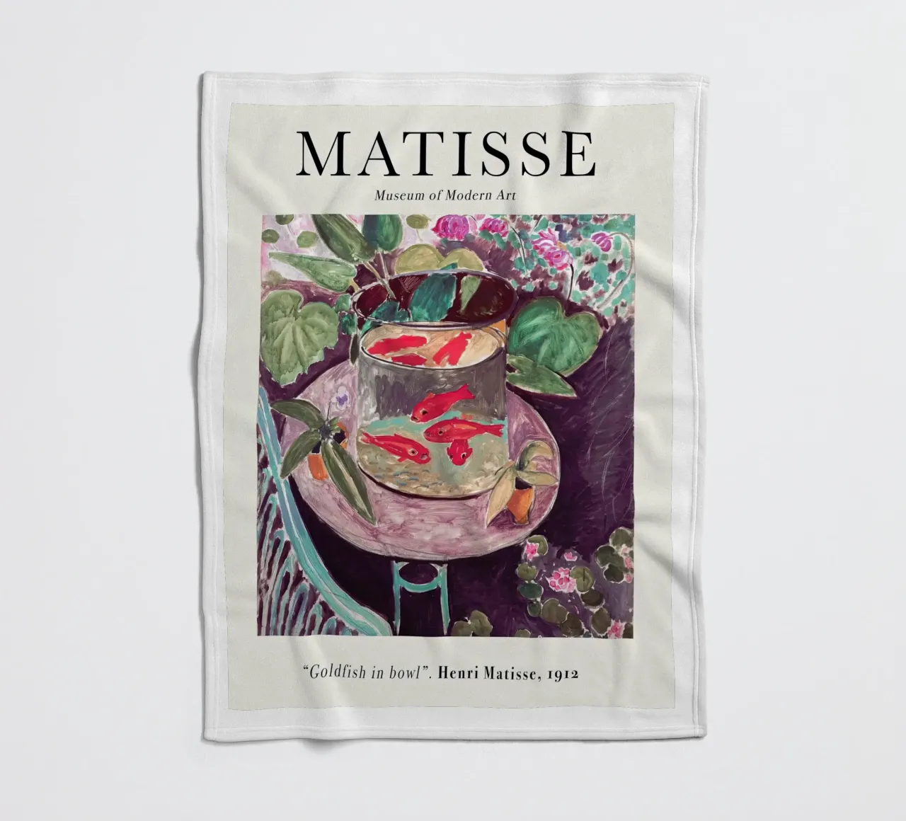 Matisse - Pesce rosso in una ciotola 1912 coperta in pile da Jam Poster