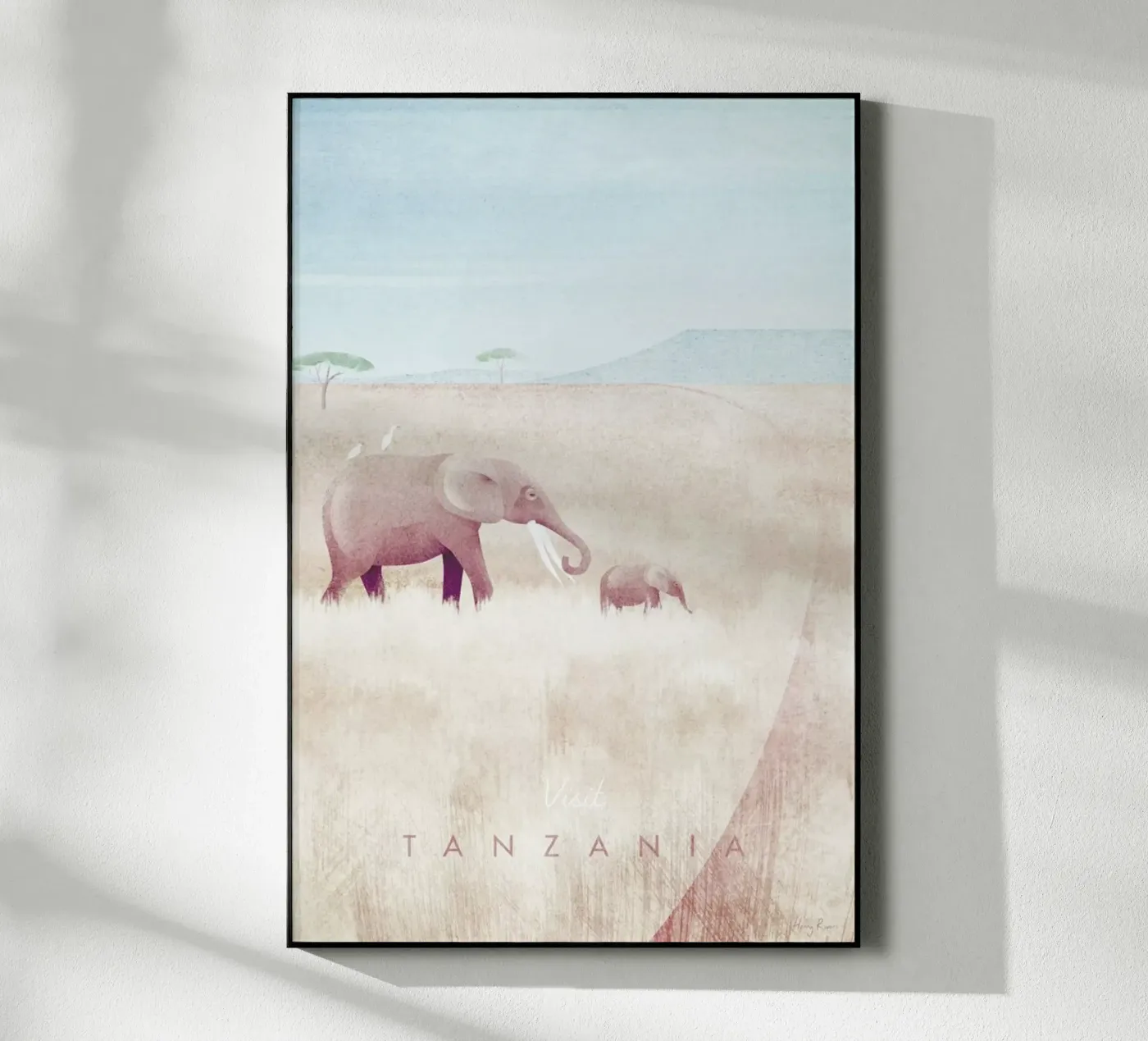 Tanzania Acryl-Glas von Henry Rivers