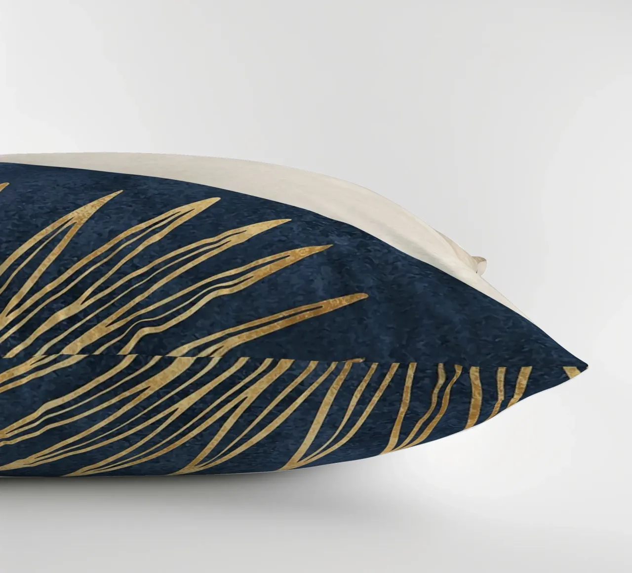 abstract art boho gold leaf cuscino da vintageshop