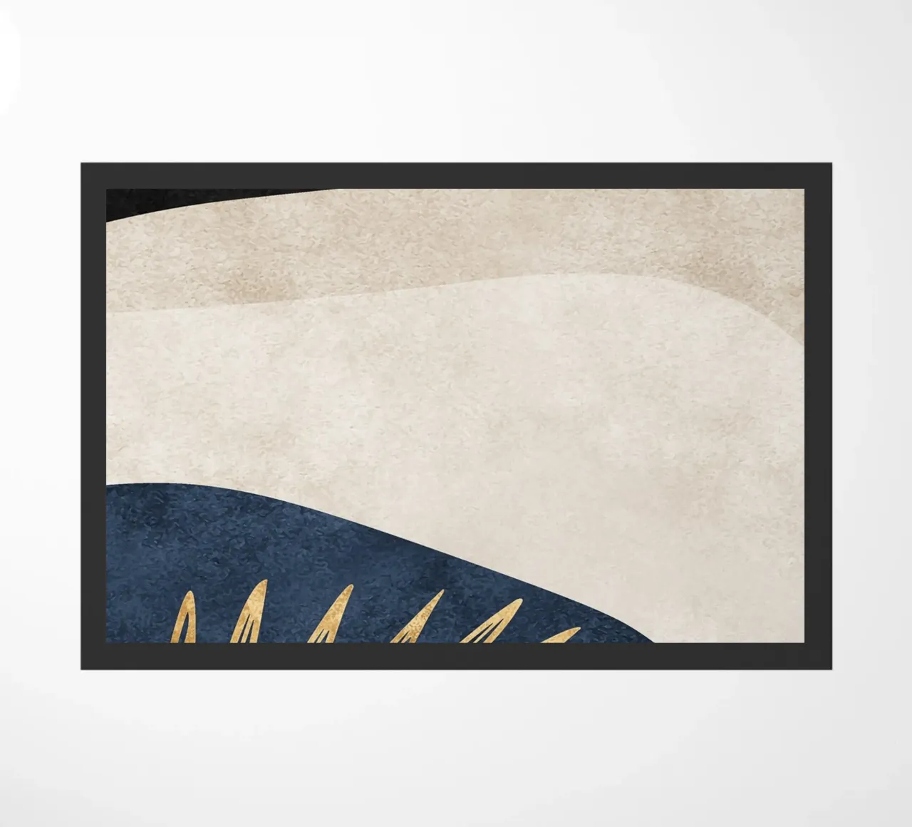 abstract art boho gold leaf zerbino da vintageshop