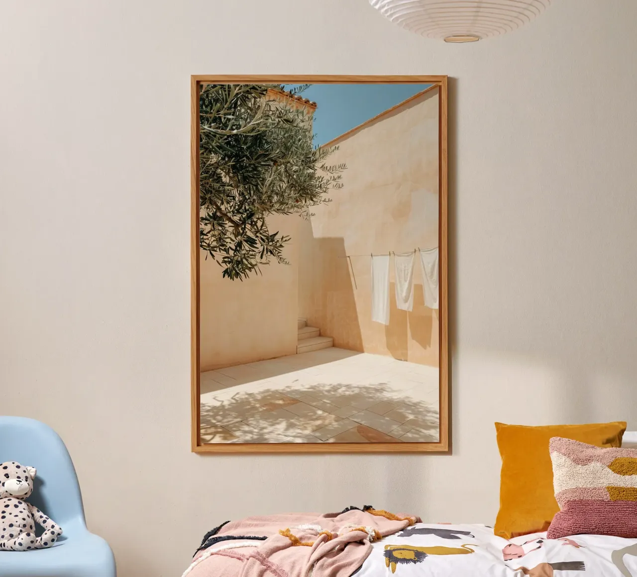 Mediterranean Linen Shadows alluminio dibond da Mosaic Dialogue