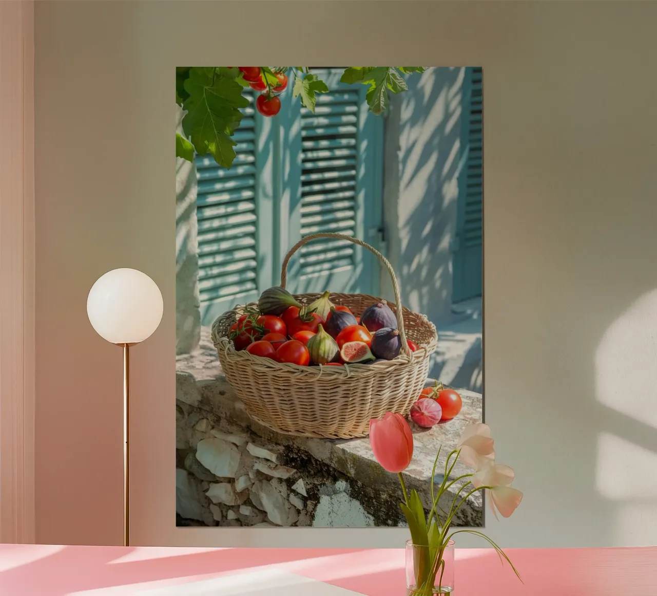Mediterranean Harvest poster con telaio in alluminio da lieblu