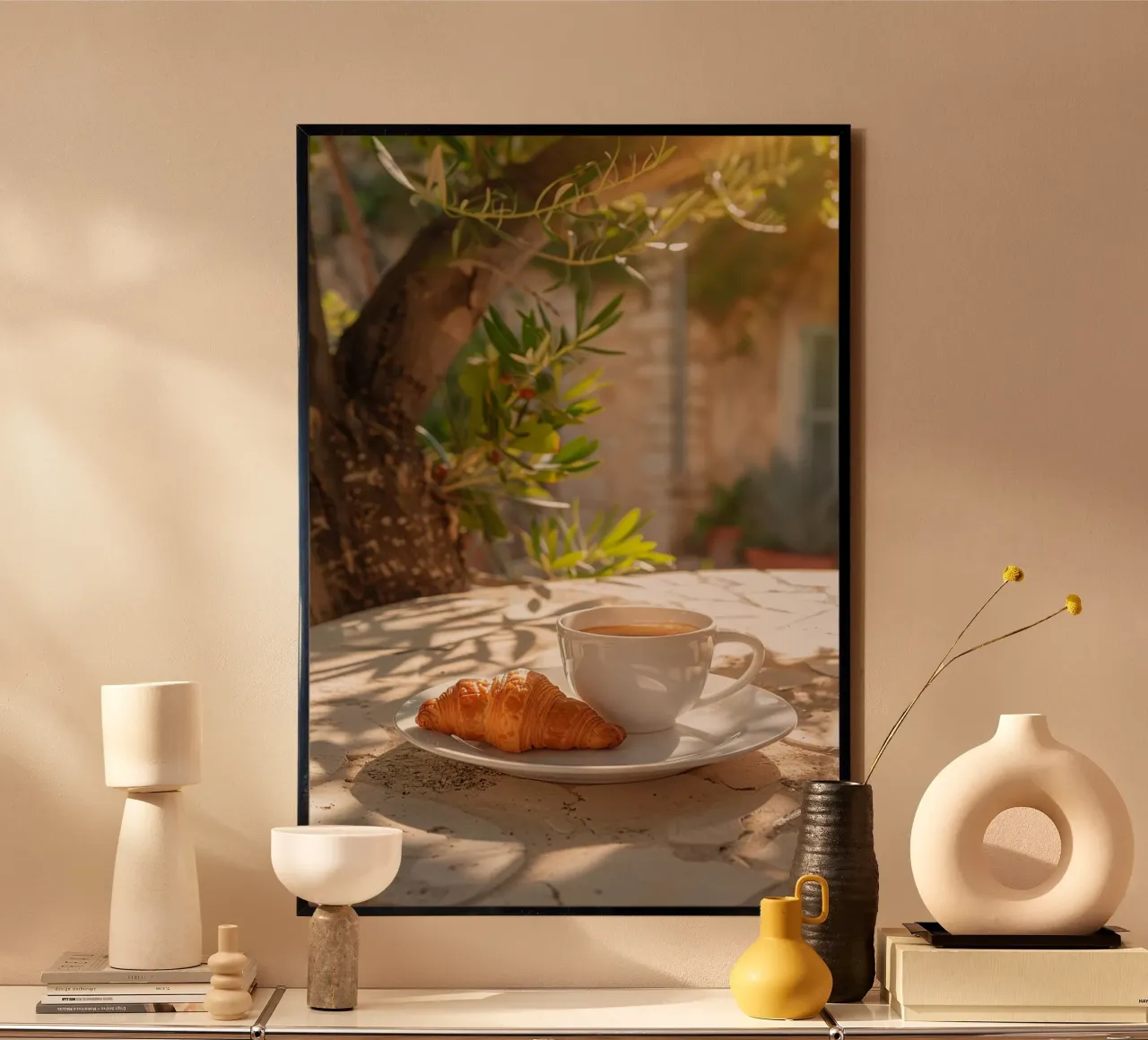 Coffee and Croissant poster da lieblu