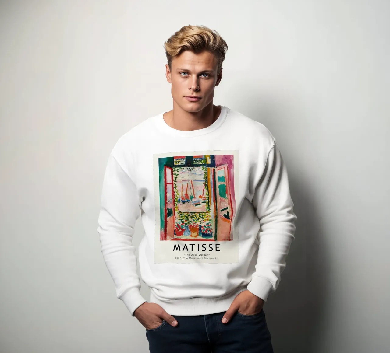 Matisse - The Open Window Sweatshirt von Jam Poster
