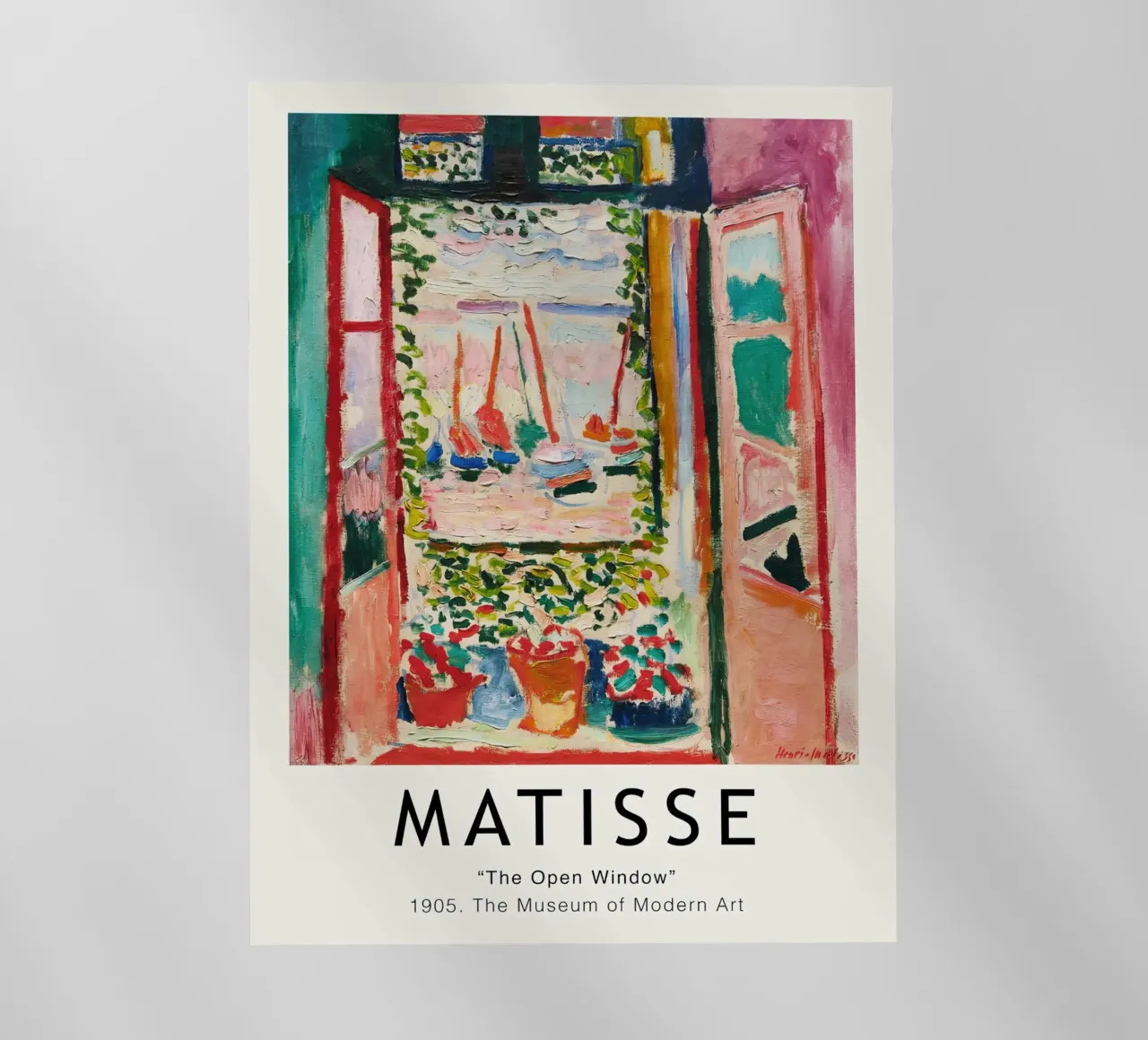 Matisse - The Open Window backlit film by Jam Poster