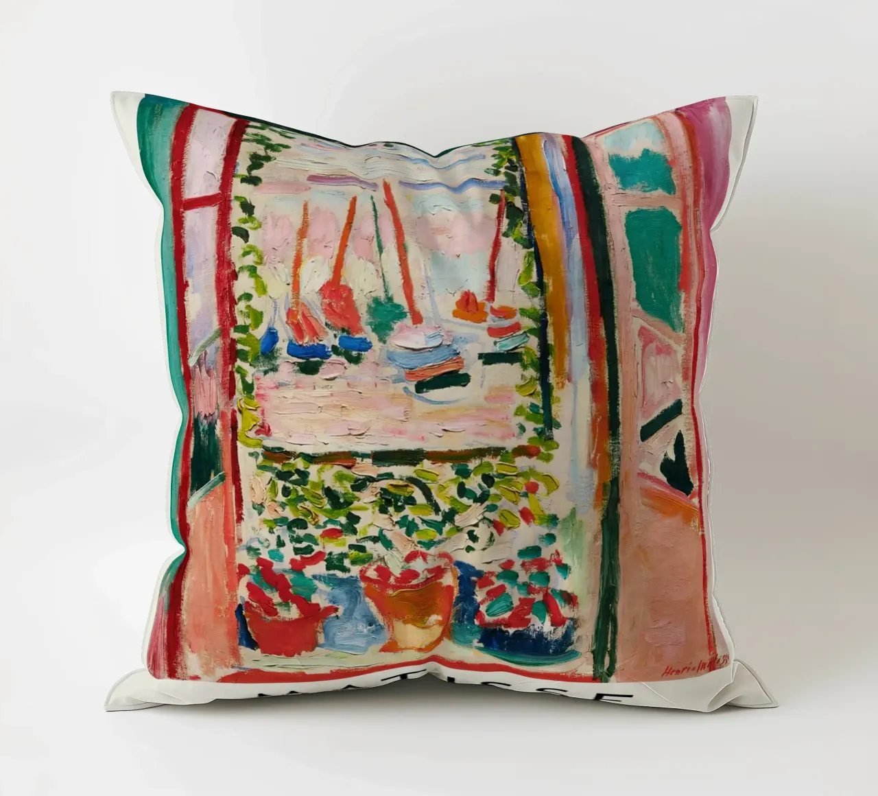 Matisse - The Open Window decorative cushion by Jam Poster