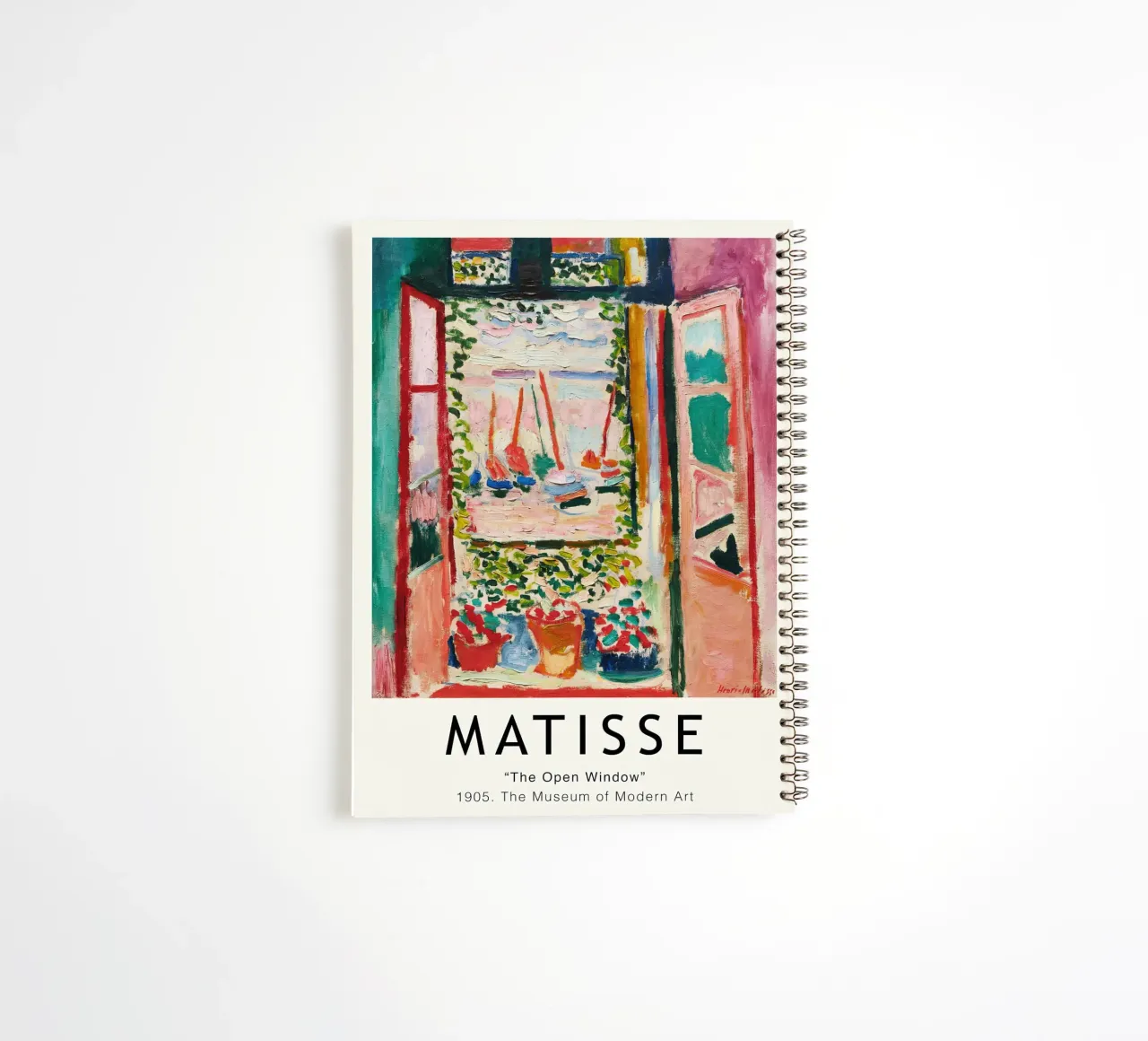 Matisse - The Open Window spiral notebook by Jam Poster