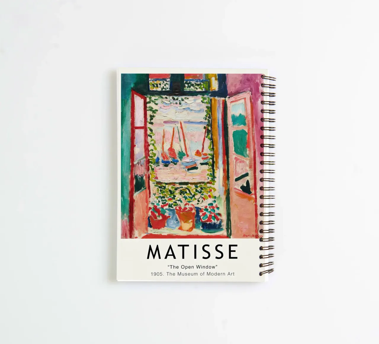 Matisse - The Open Window spiral notebook by Jam Poster