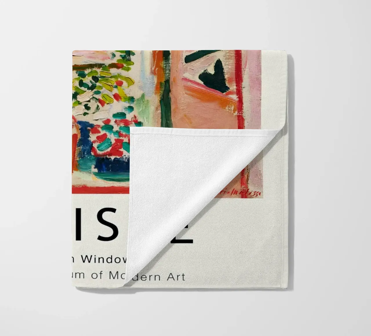 Matisse - The Open Window beach towel by Jam Poster