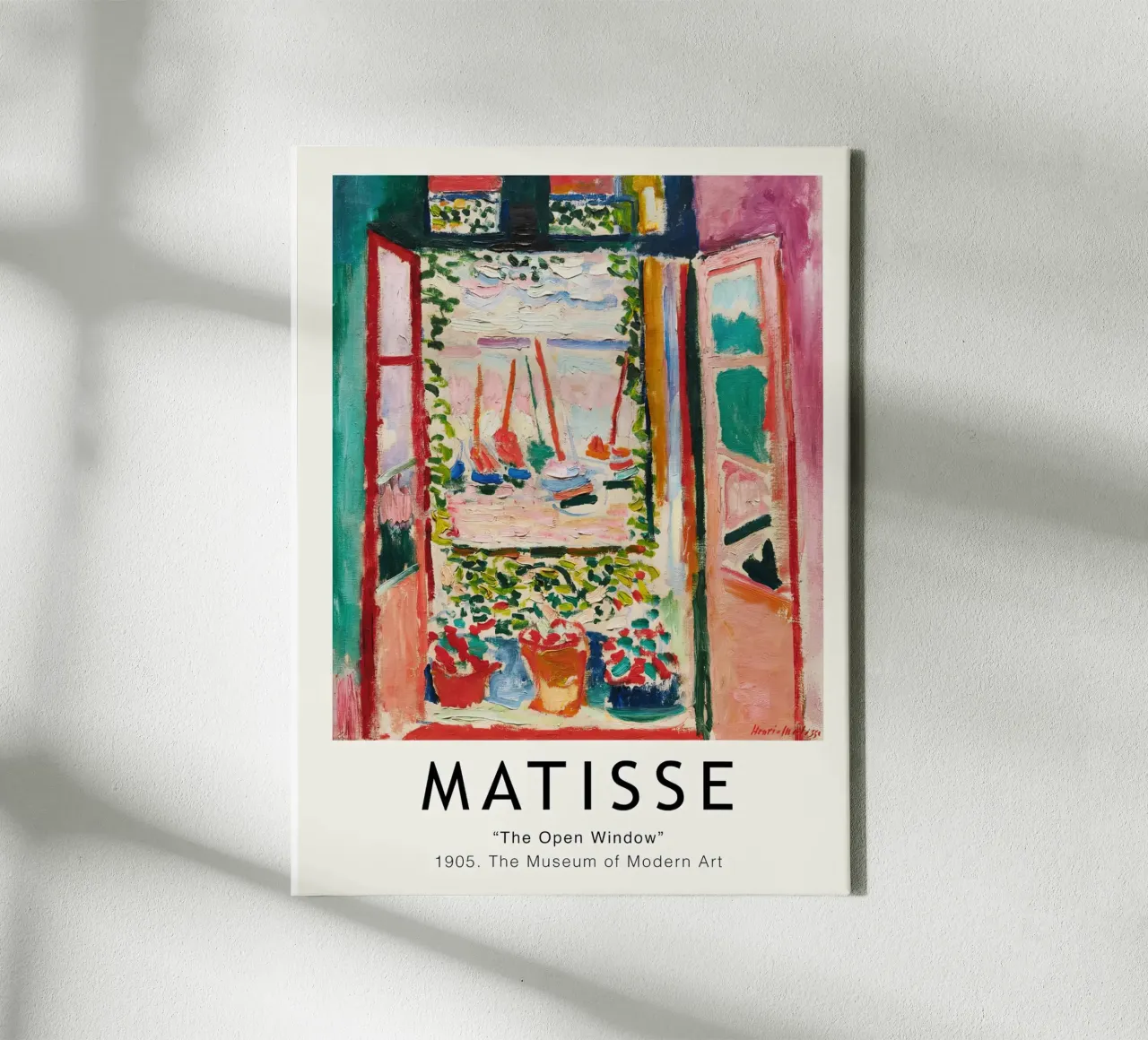Matisse - The Open Window canvas by Jam Poster