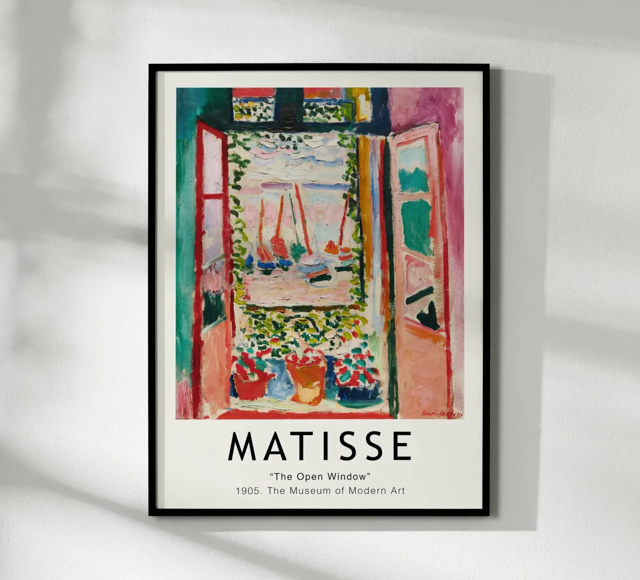 Matisse - The Open Window Hahnemühle von Jam Poster