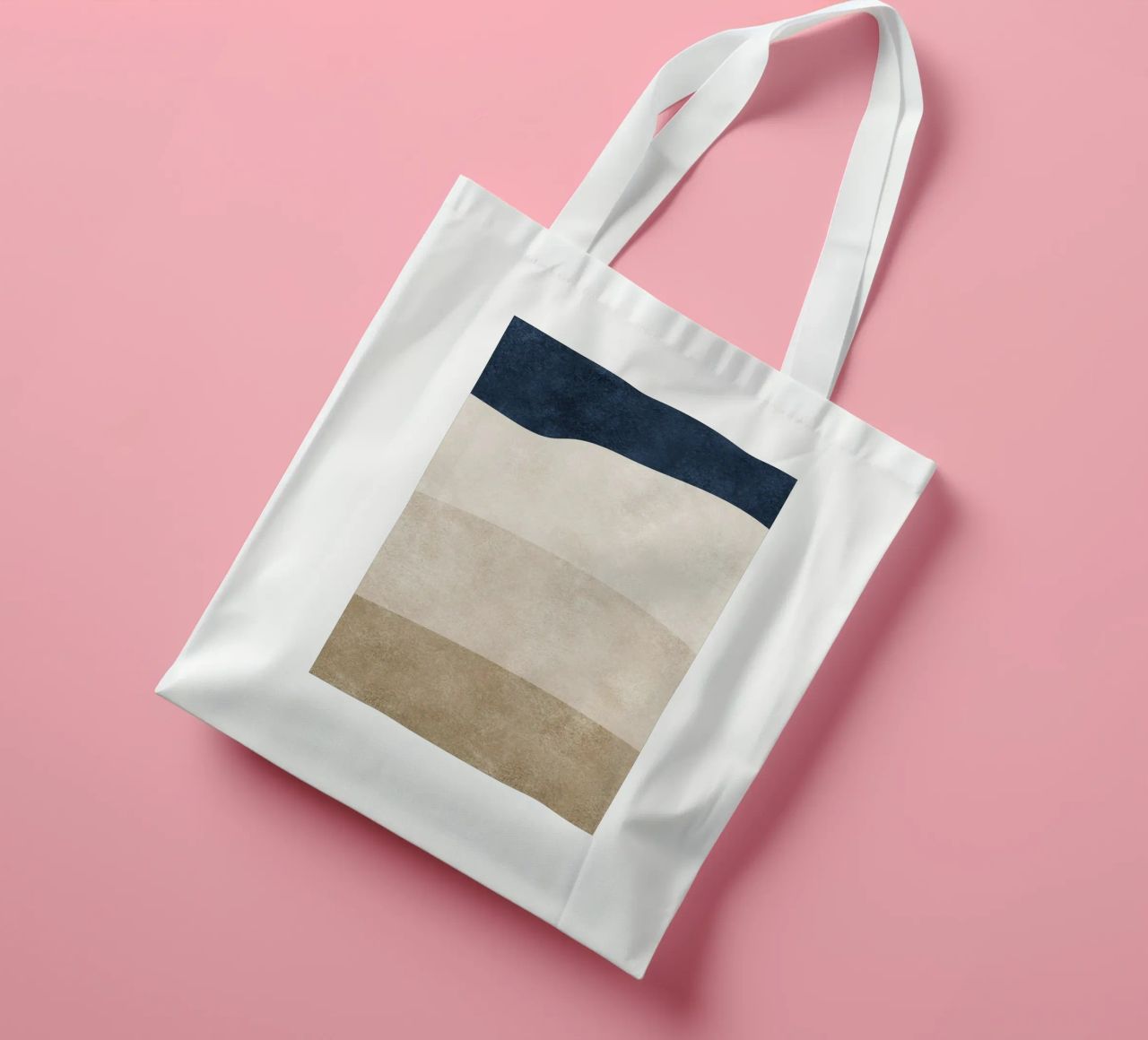 abstract boho art 4 colors borsa in juta da vintageshop