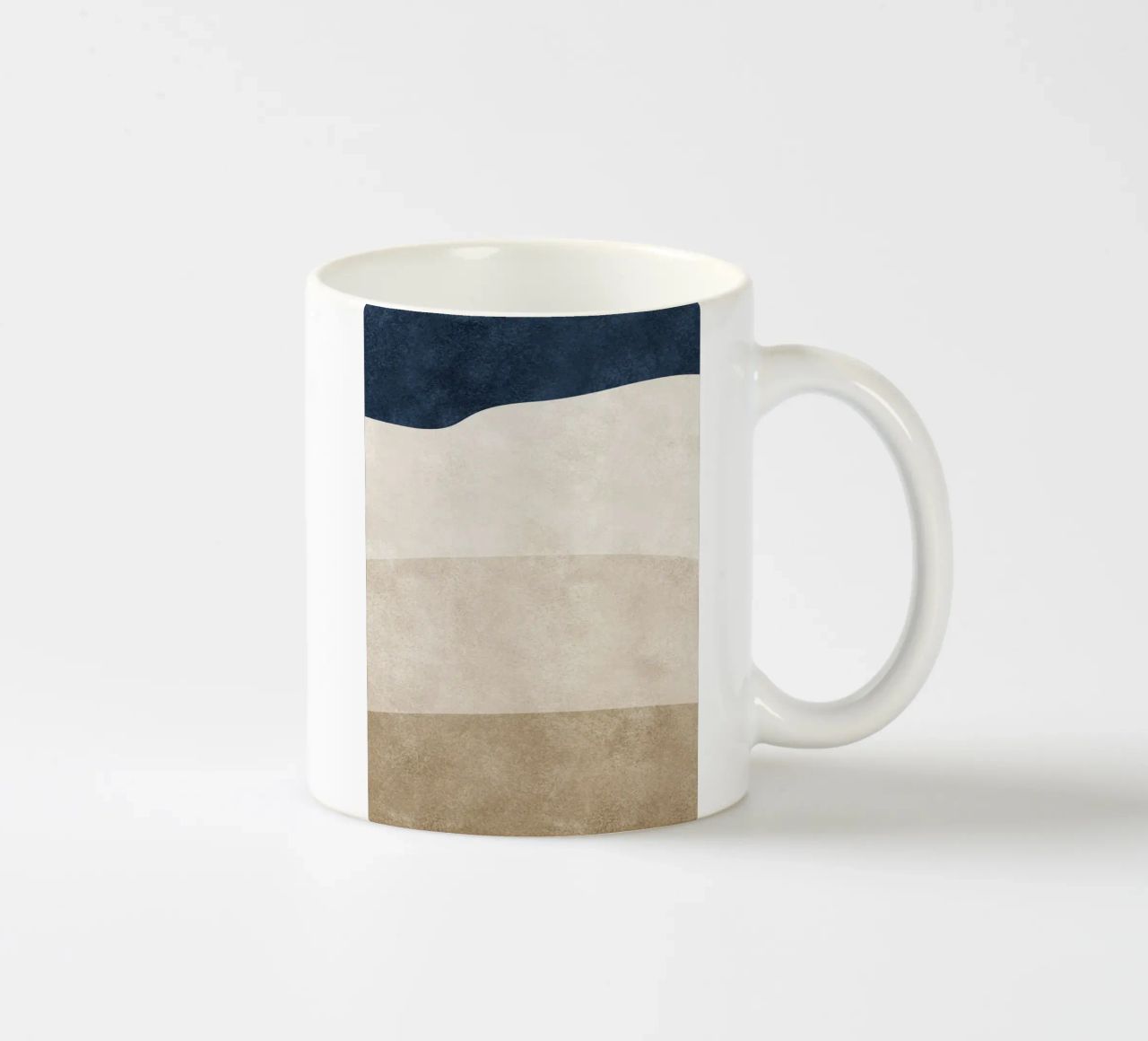 abstract boho art 4 colors tazza in ceramica da vintageshop