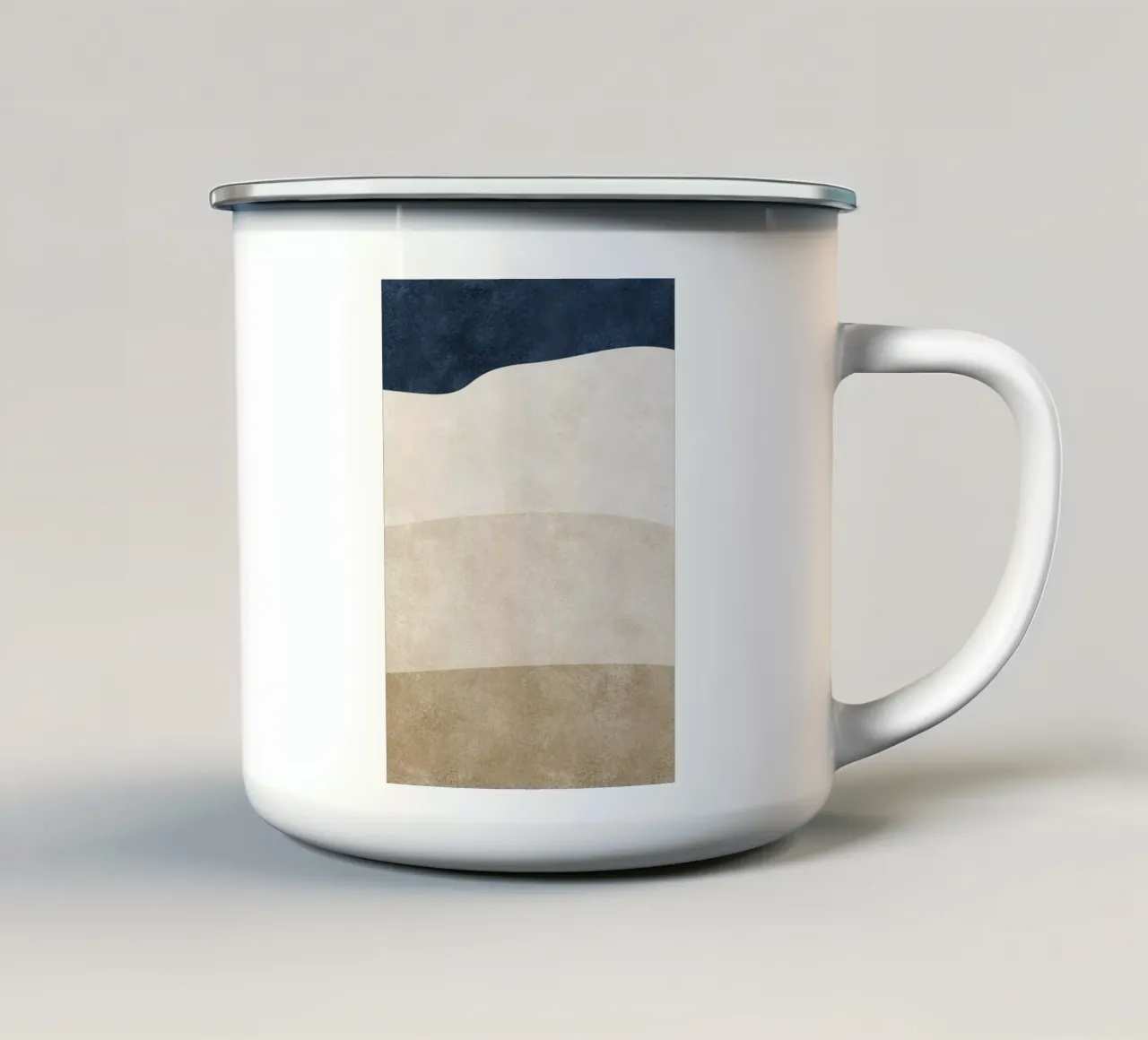 abstract boho art 4 colors mug en émail de vintageshop