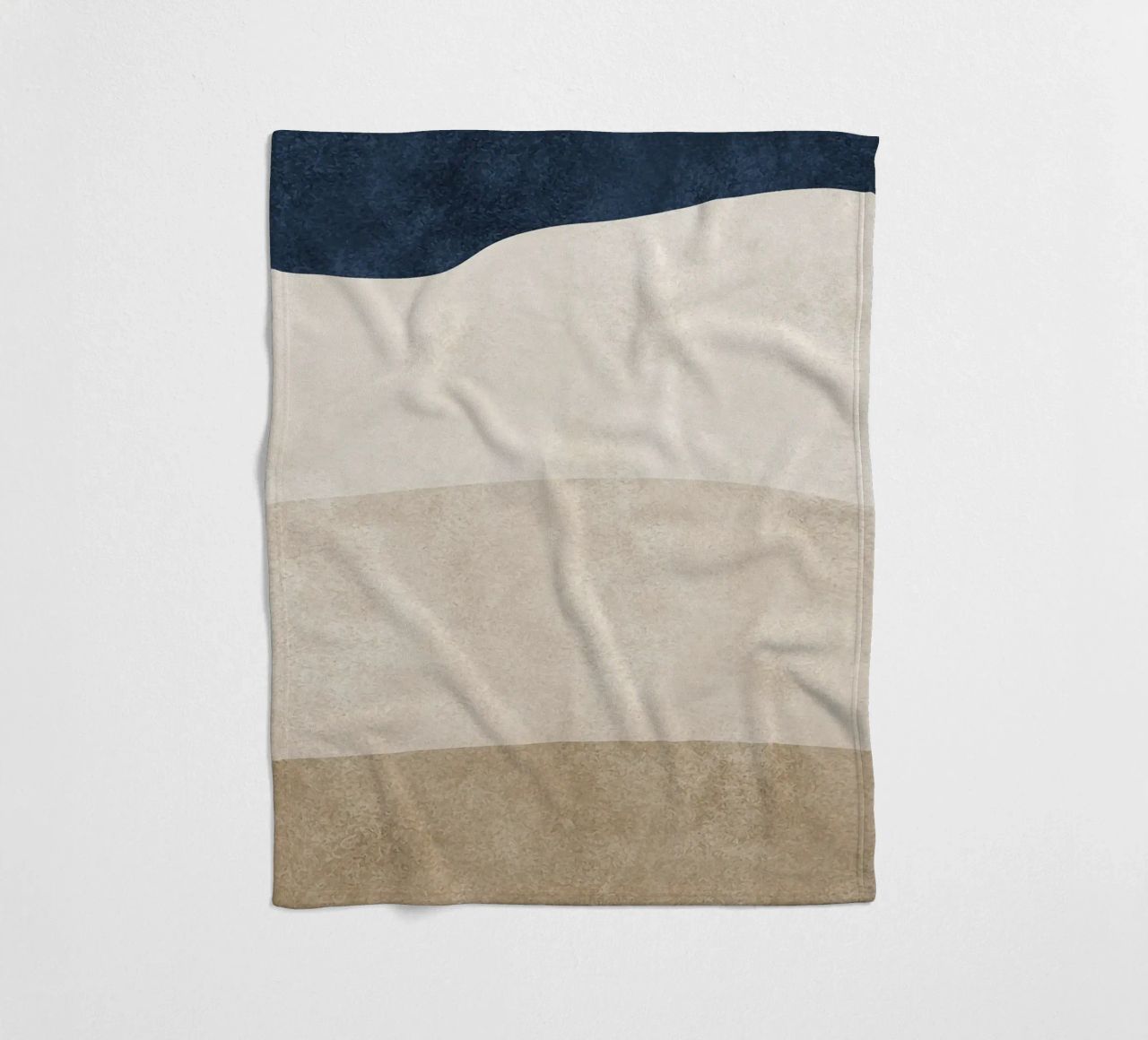 abstract boho art 4 colors coperta in pile da vintageshop