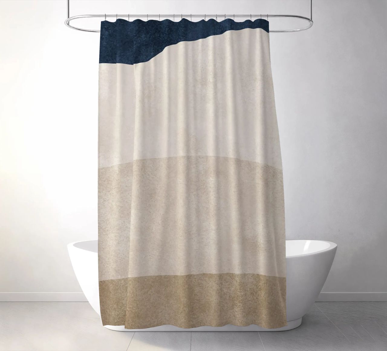 abstract boho art 4 colors tenda da doccia da vintageshop