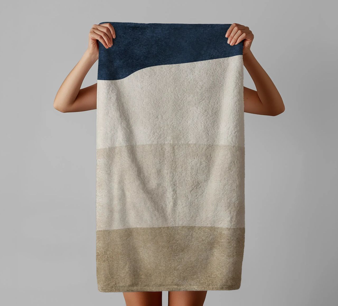 abstract boho art 4 colors asciugamano da bagno da vintageshop