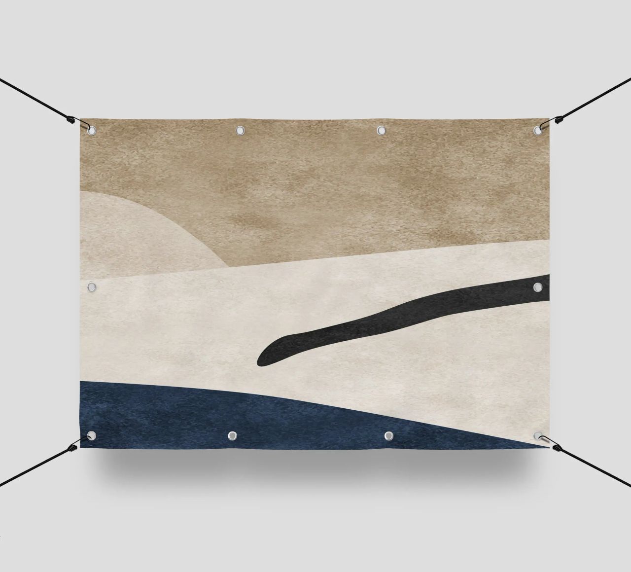 abstract boho art 1 telo in pvc da vintageshop