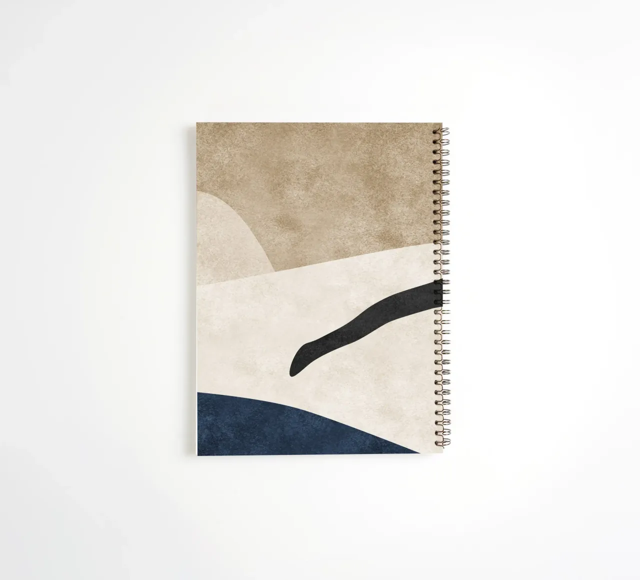 abstract boho art 1 spiral notebook by vintageshop